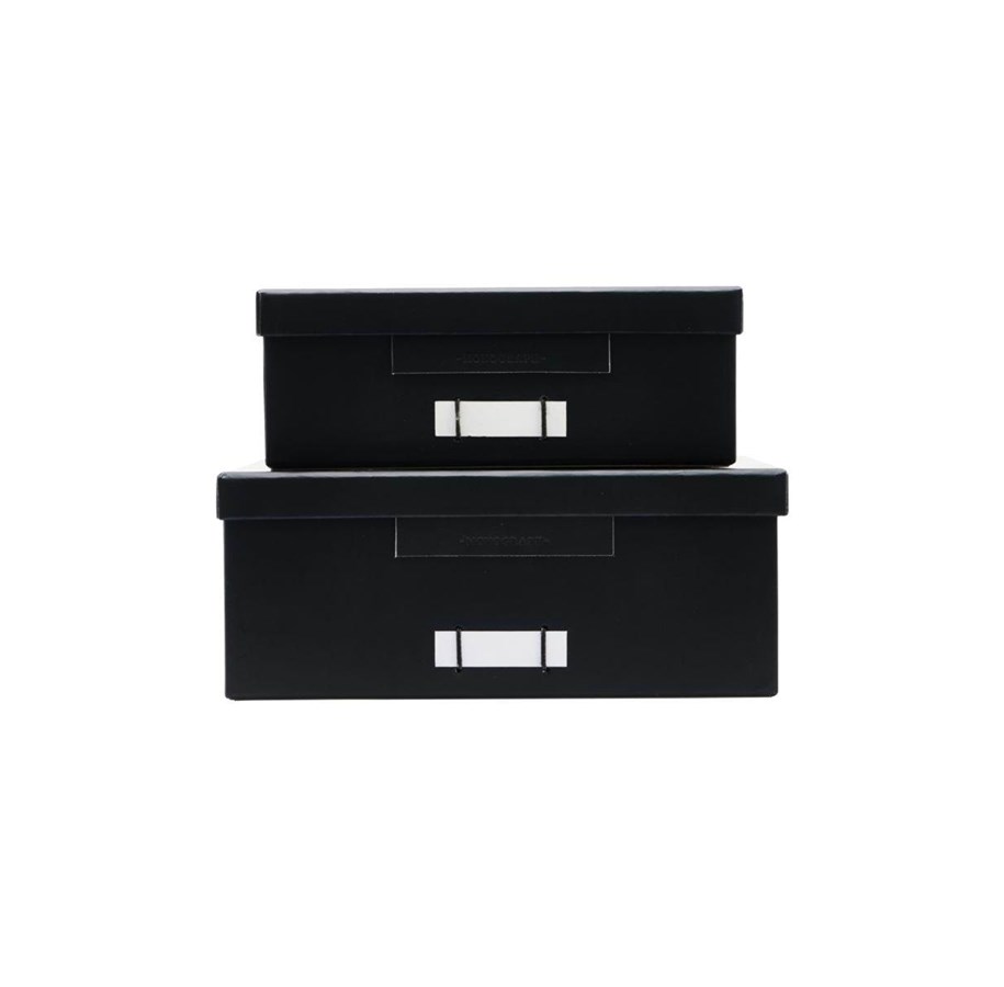 Boîtes de rangement en carton noir Boîtes de rangement en carton noir