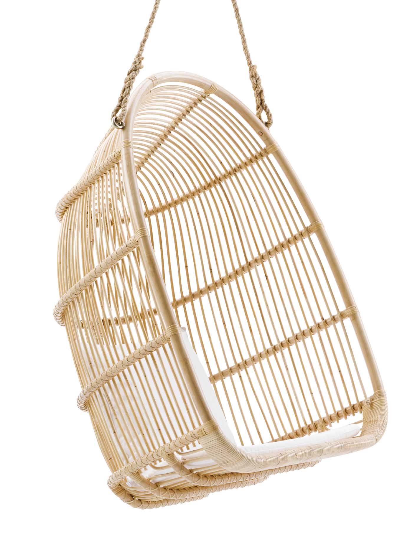 Fauteuil suspendu en rotin naturel Fauteuil suspendu en rotin naturel