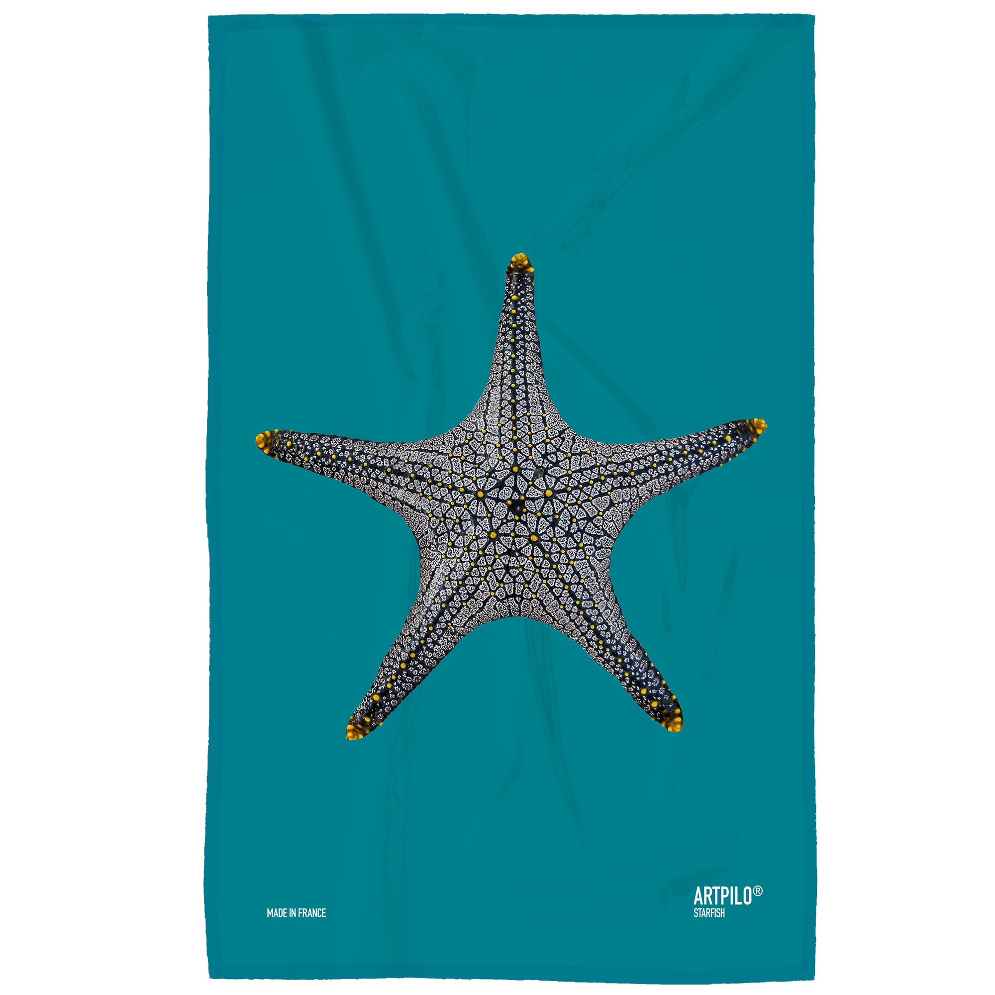 Torchon Coton Vert paon 47x74 Torchon Coton Vert paon 47x74