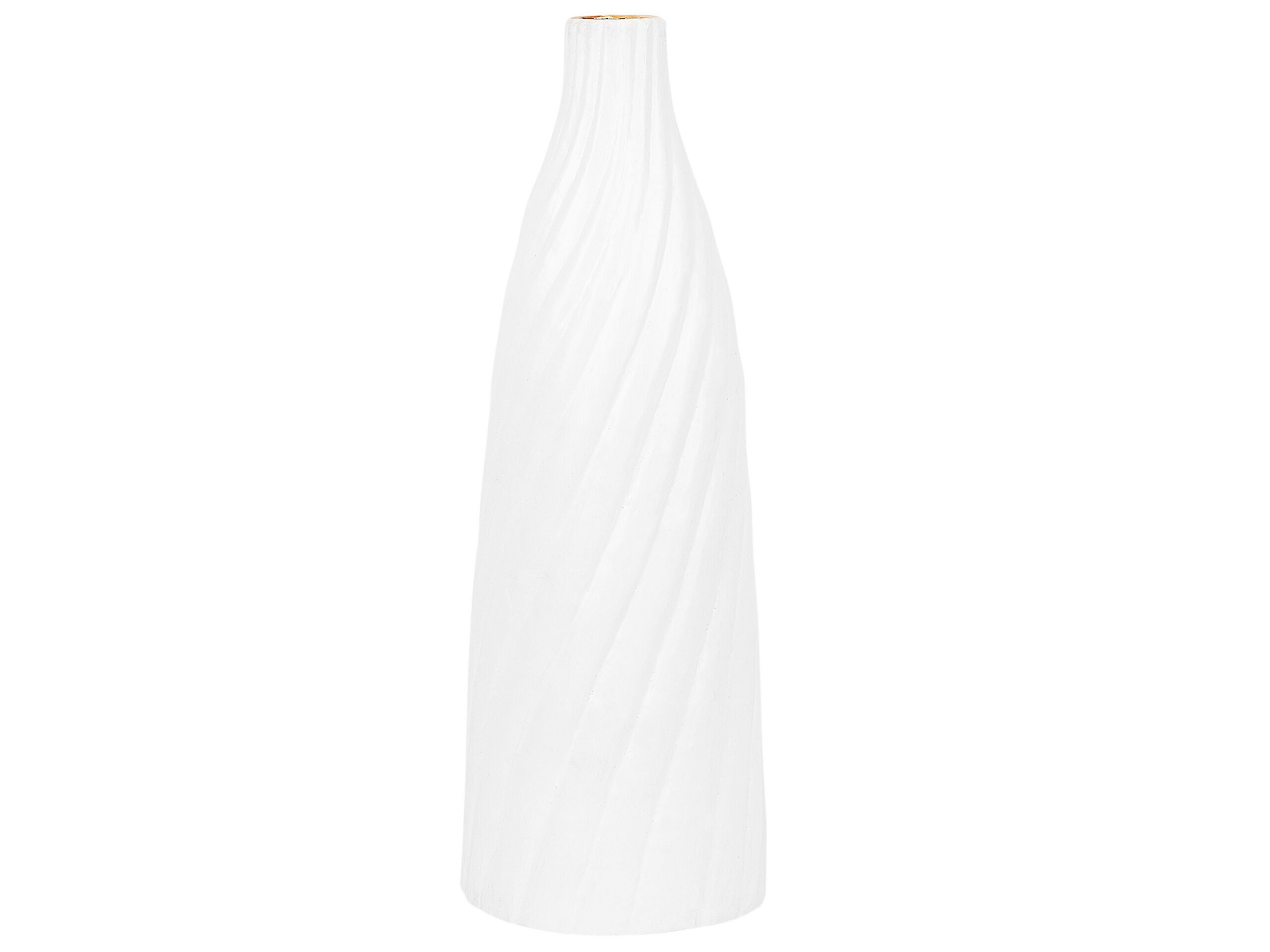 Vase décoratif blanc 54 cm