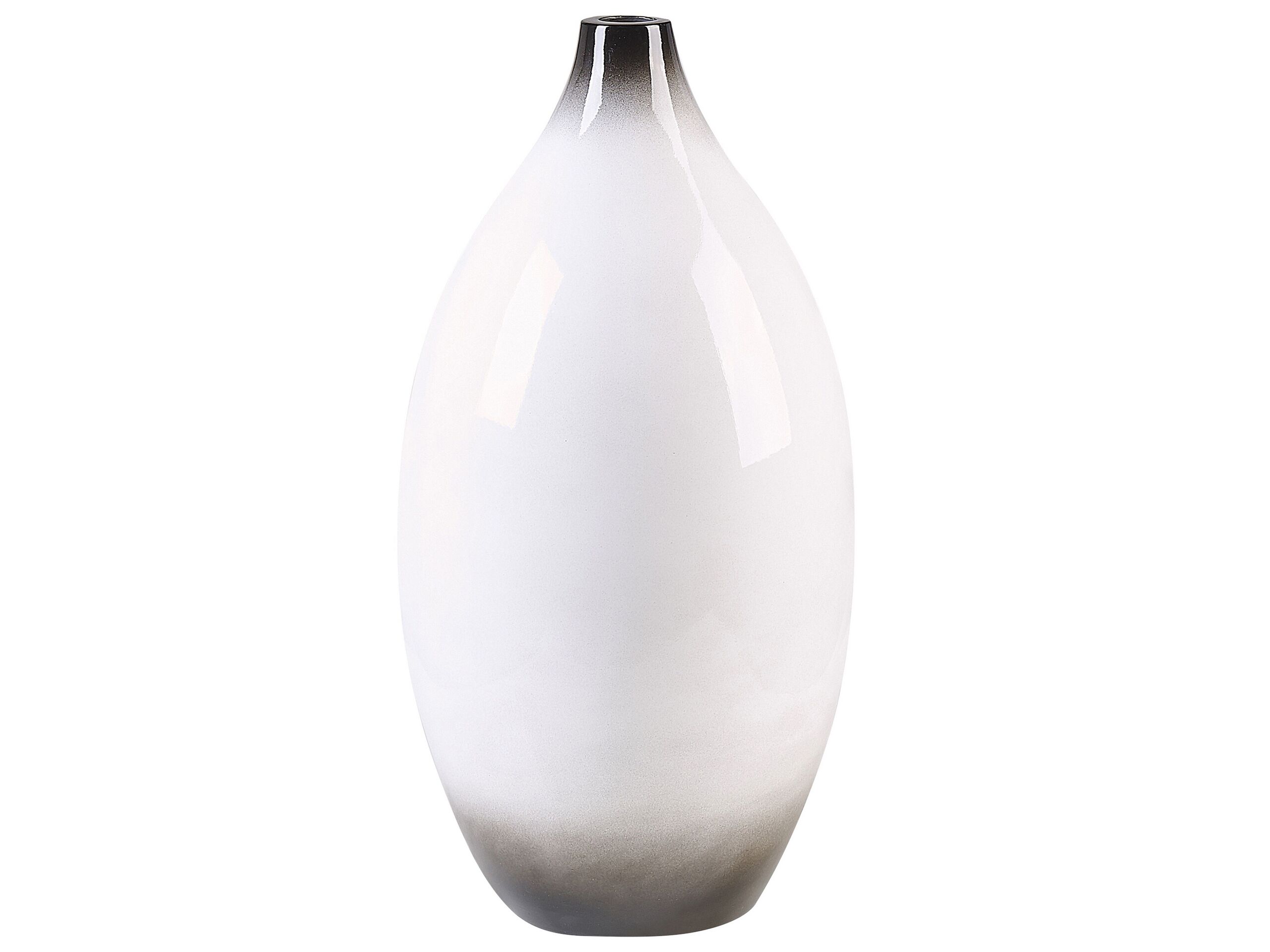 Vase décoratif noir et blanc 46 cm