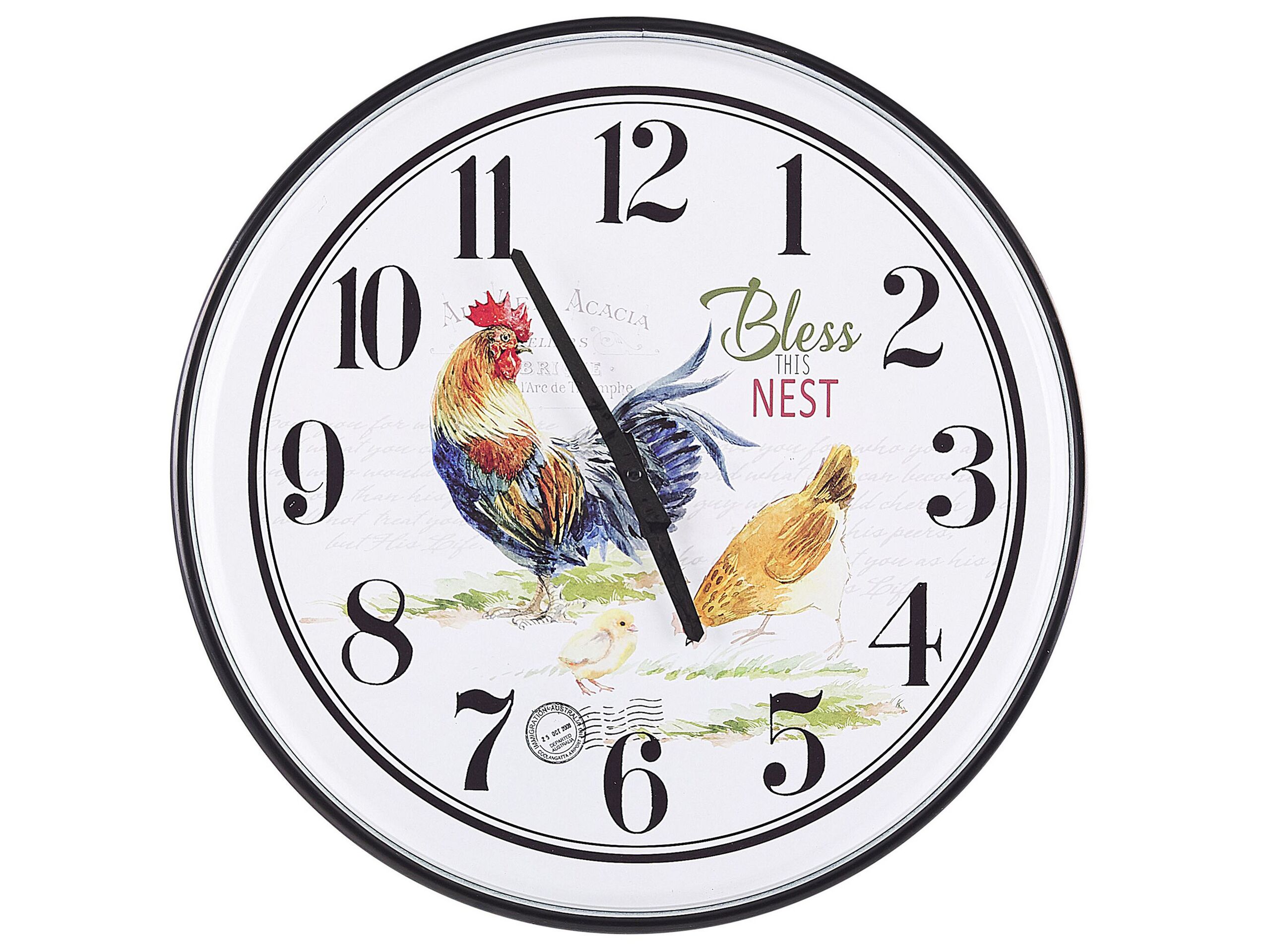 Horloge murale multicolore ø 48 cm (photo) Horloge murale multicolore ø 48 cm
