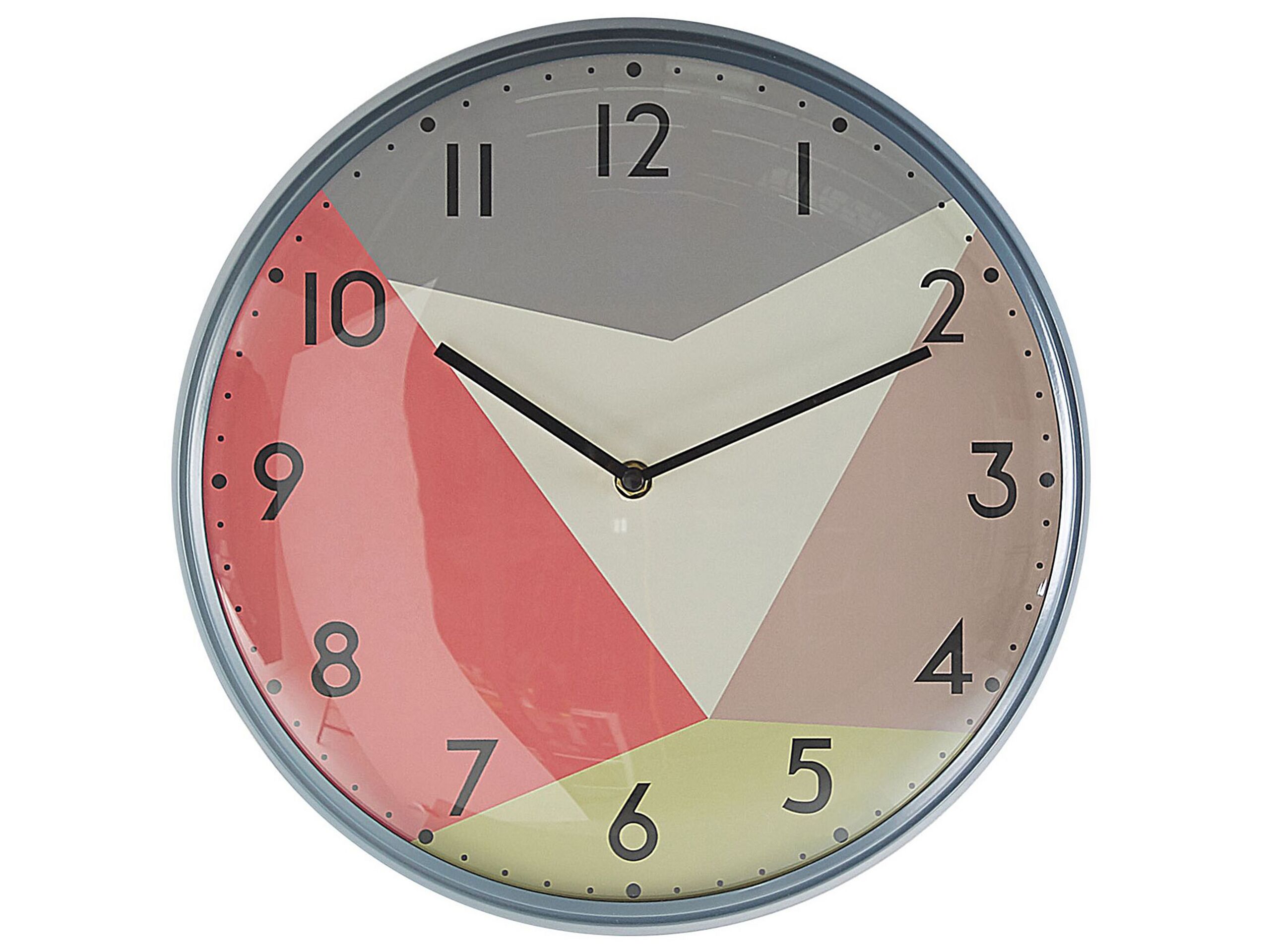 Horloge murale multicolore ø 33 cm (photo) Horloge murale multicolore ø 33 cm