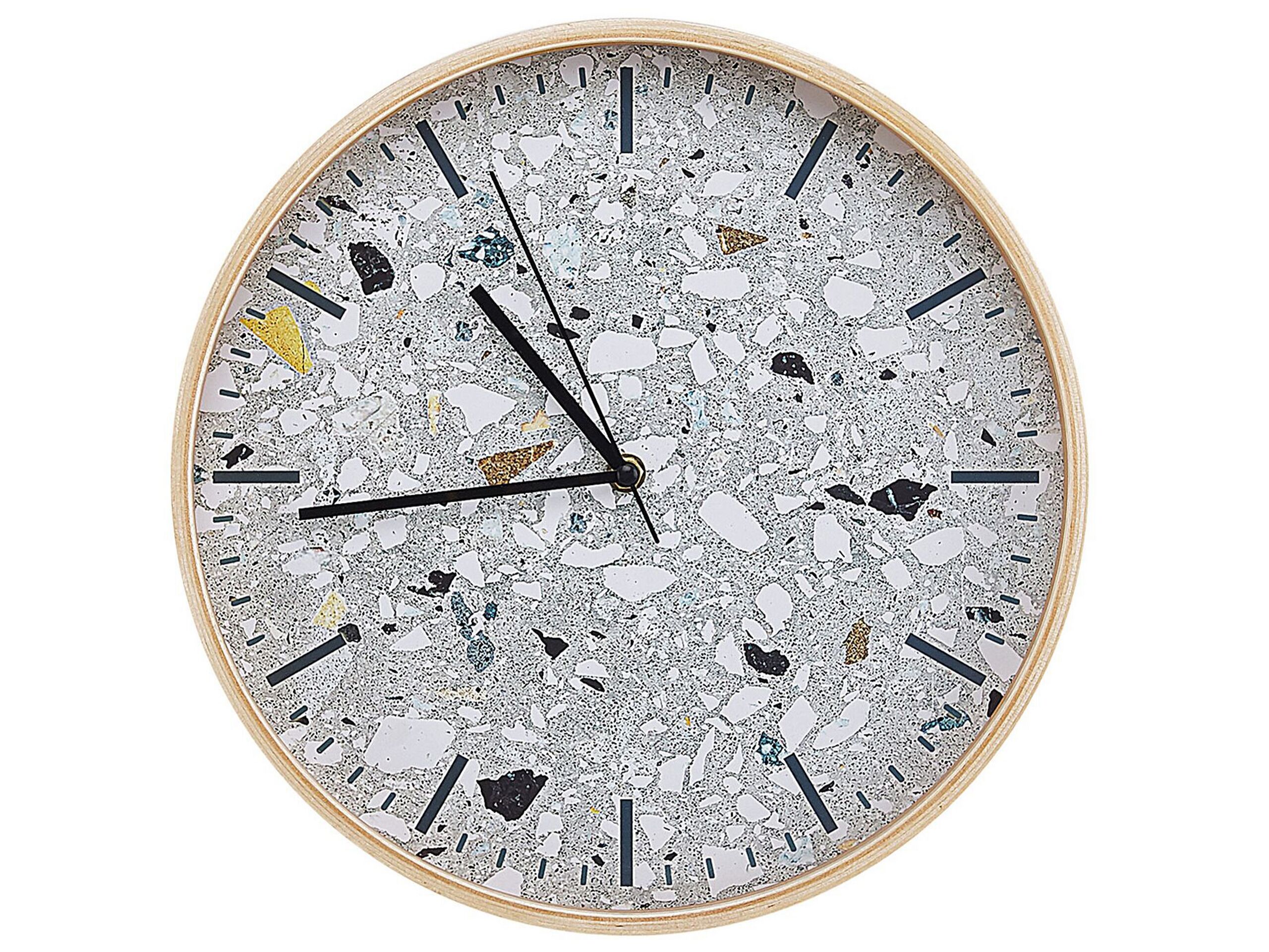 Horloge murale effet pierre grise ø 31 cm (photo) Horloge murale effet pierre grise ø 31 cm