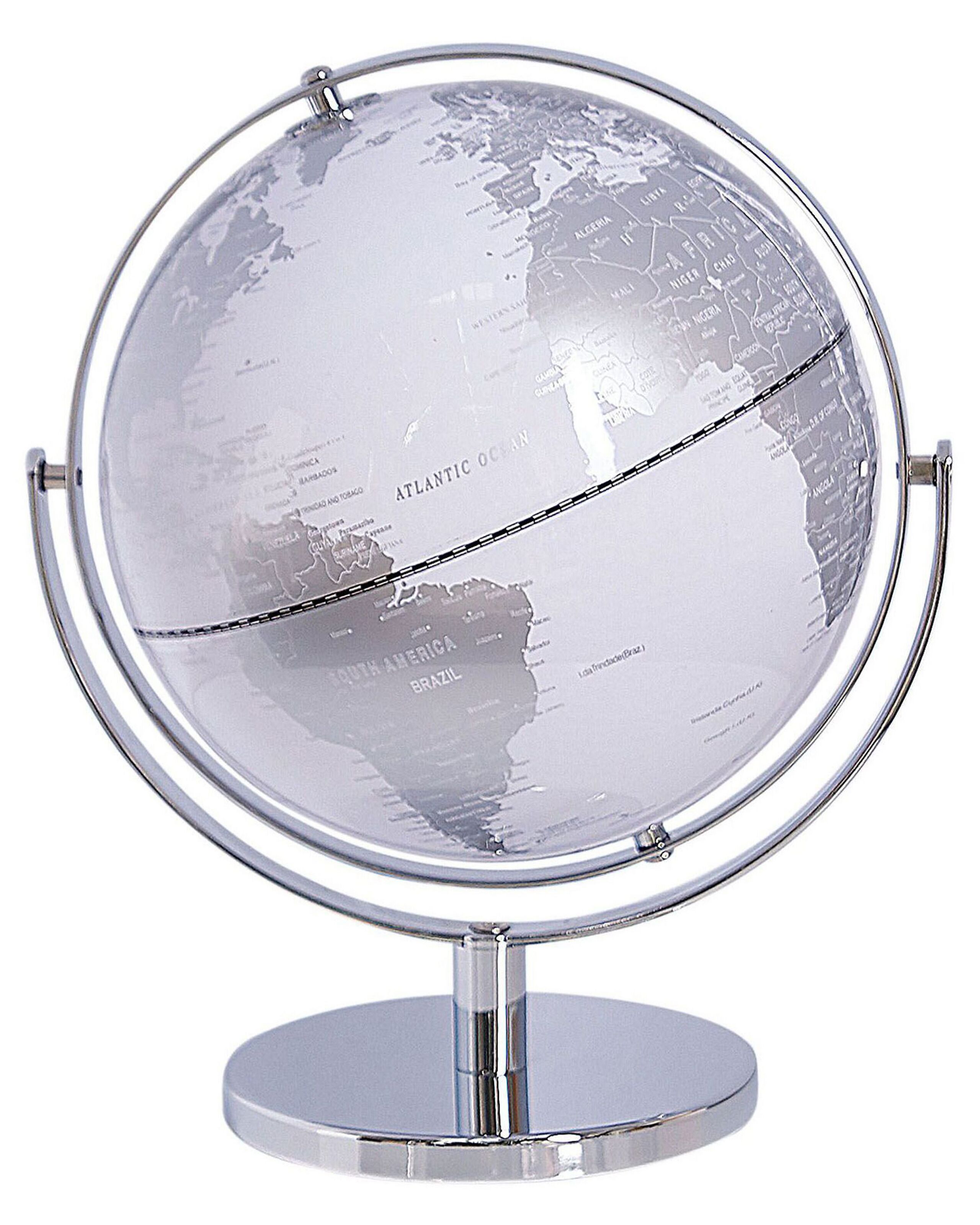 Globe blanc et argenté D27 (photo) Globe blanc et argenté D27
