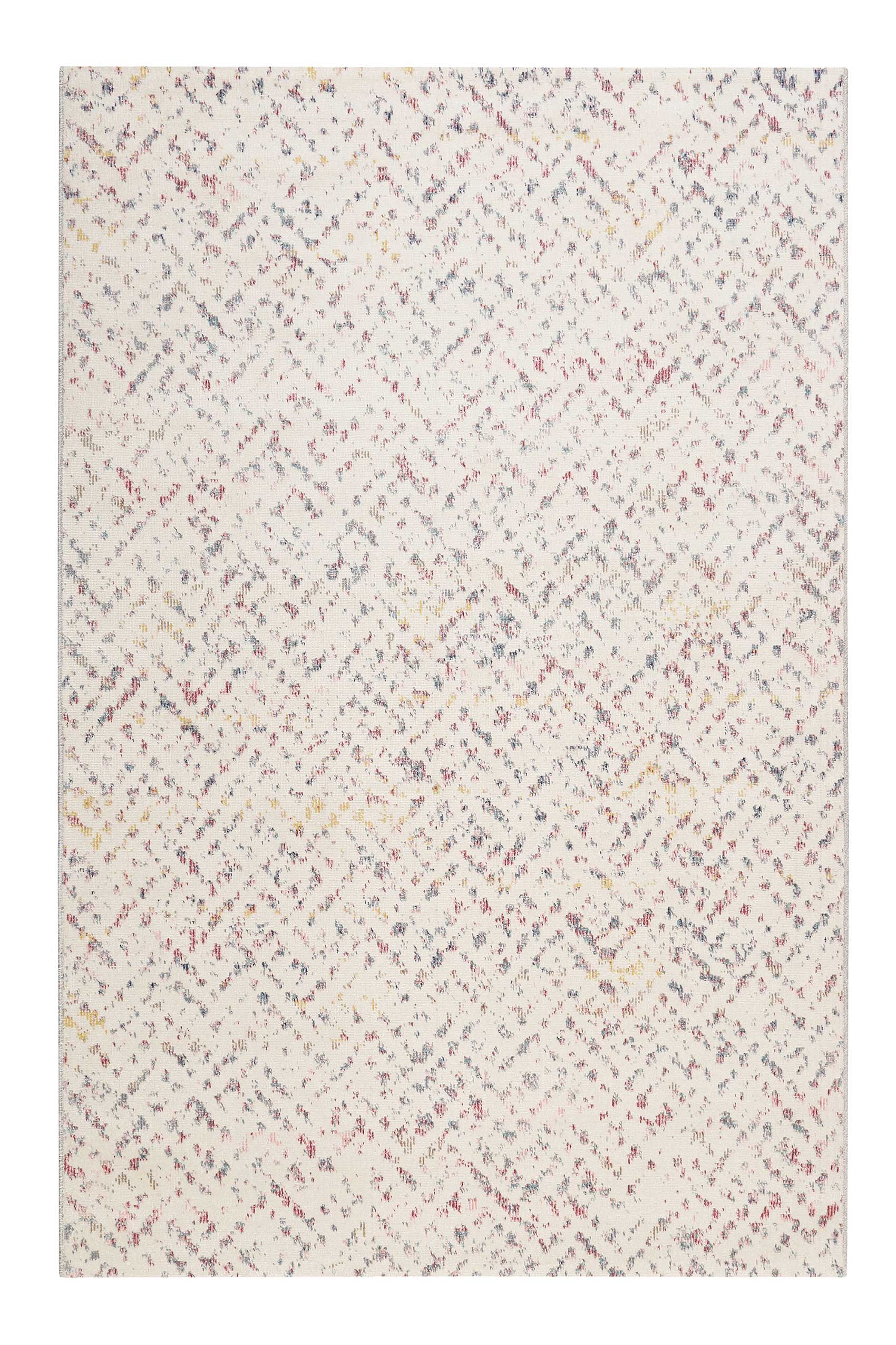 Tapis exterieur design motif pastel tissé plat beige 120x170 Tapis exterieur design motif pastel tissé plat beige 120x170