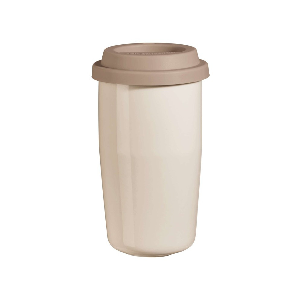 Mug isotherme en porcelaine crème 0,35cl Mug isotherme en porcelaine crème 0,35cl
