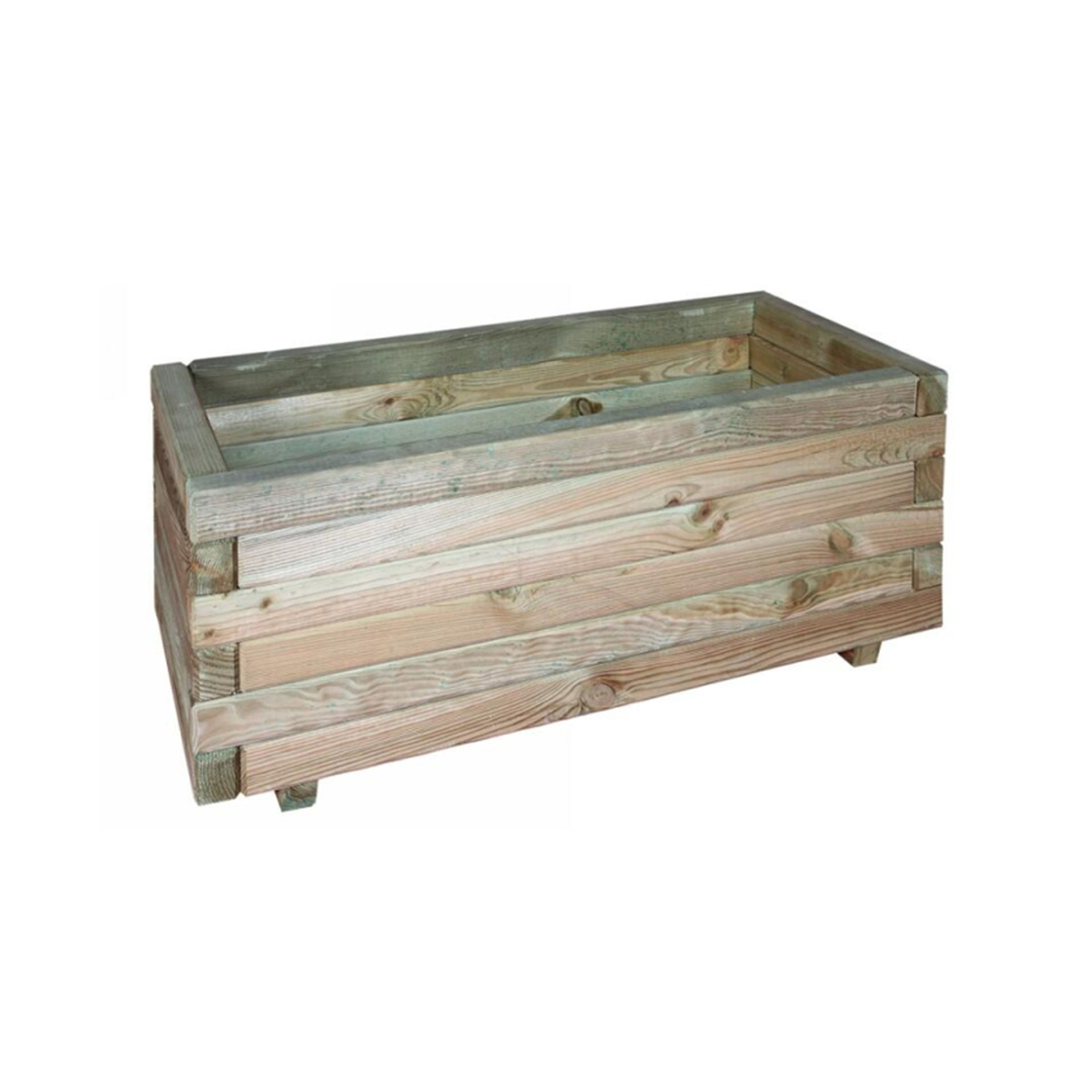 Jardinière rectangulaire 80cm en pin traité Jardinière rectangulaire 80cm en pin traité