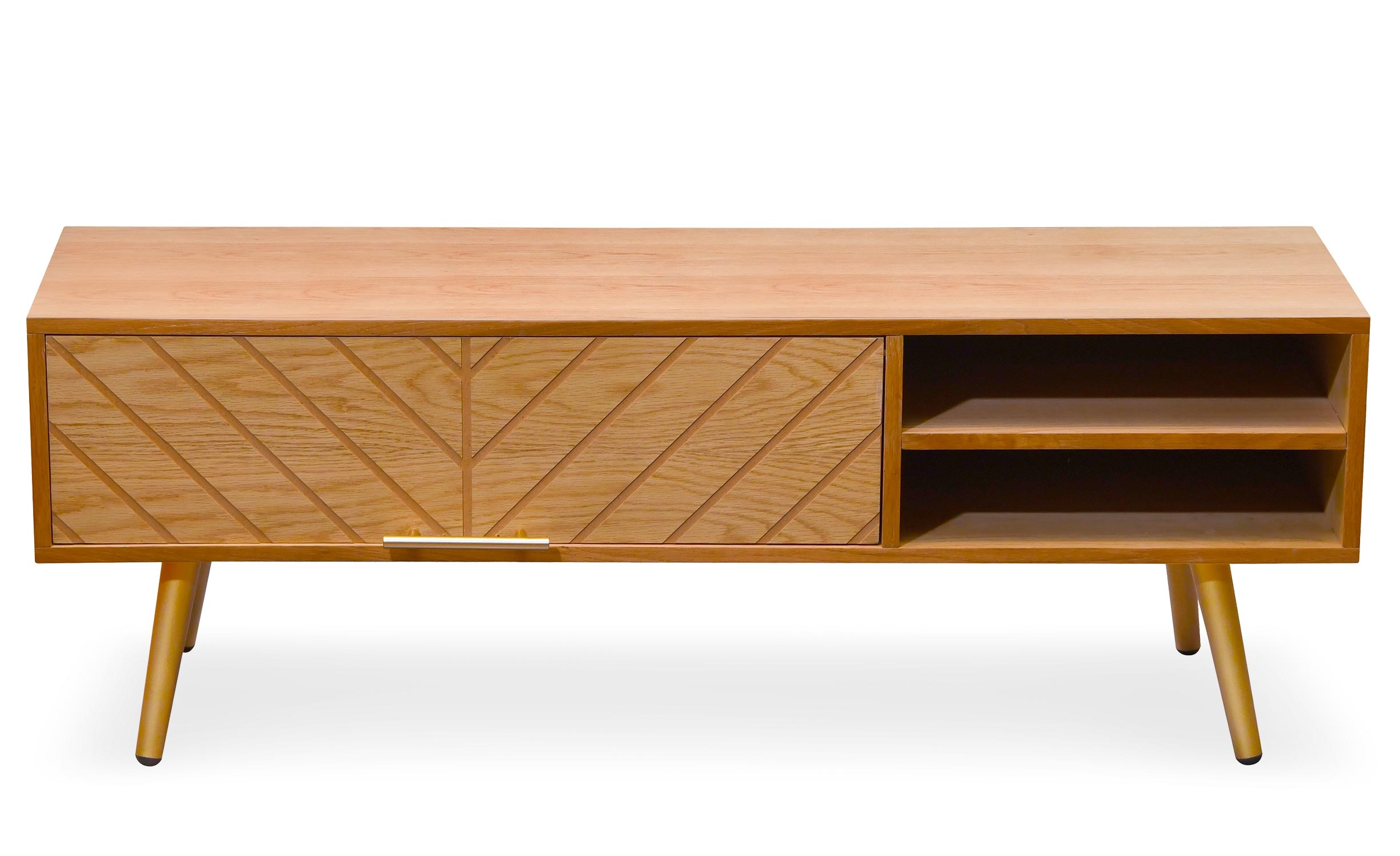 Meuble tv bois design épuré