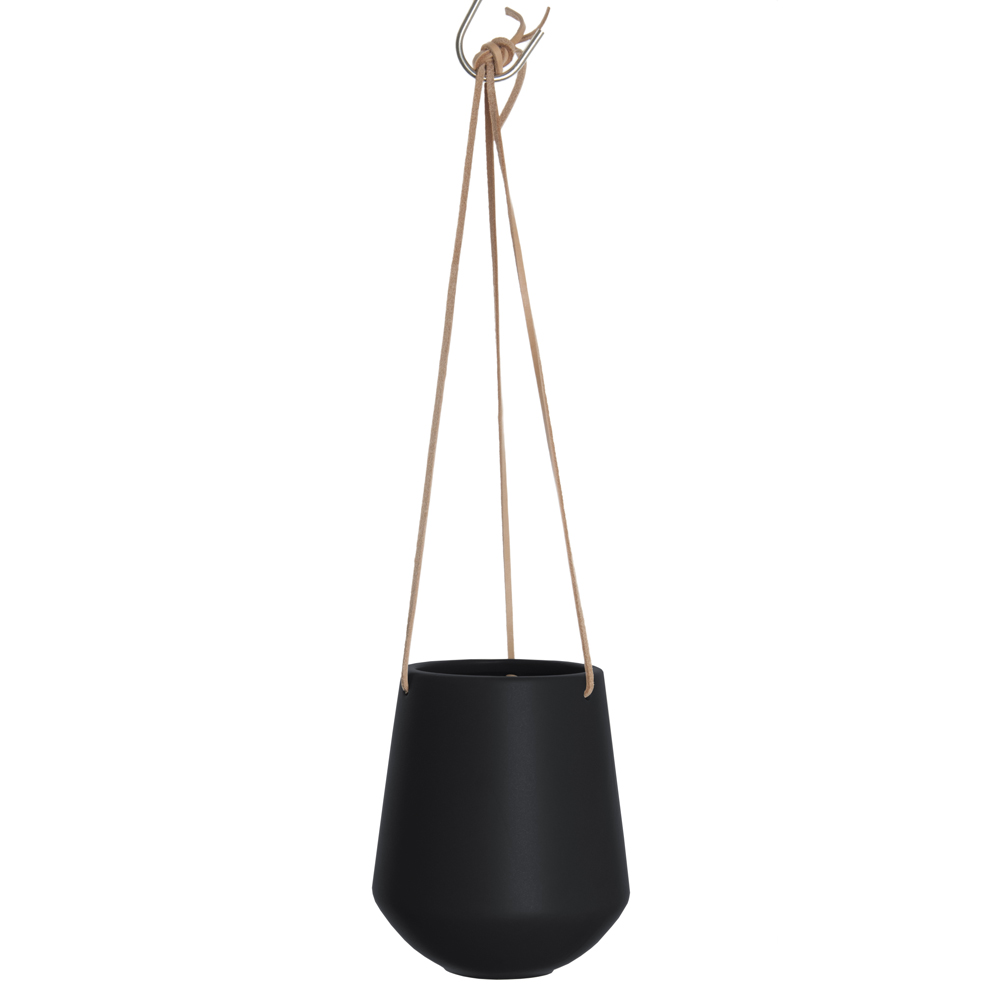 Vase à suspendre Skittle medium noir (photo) Vase à suspendre Skittle medium noir