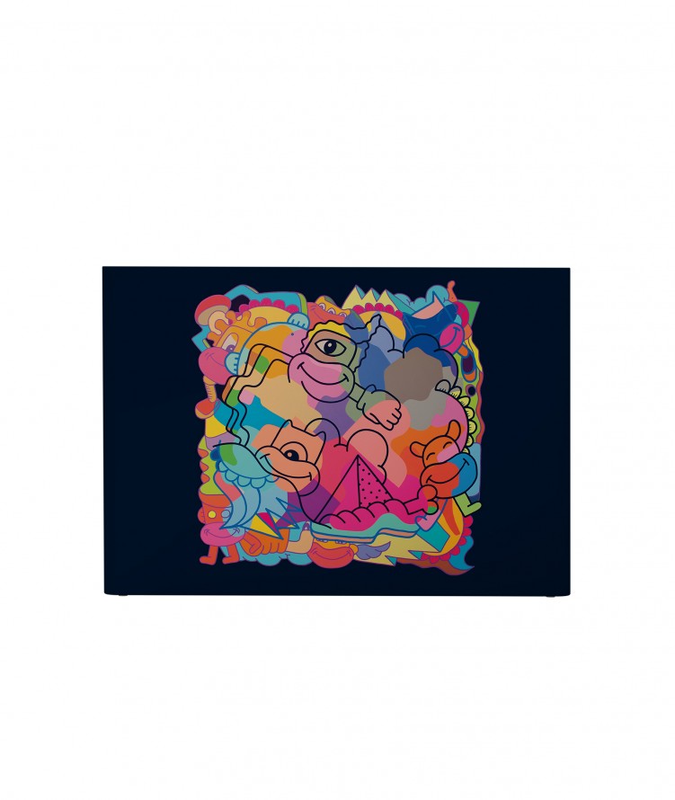 Tête de lit avec housse Multicolore 140 cm Tête de lit avec housse Multicolore 140 cm