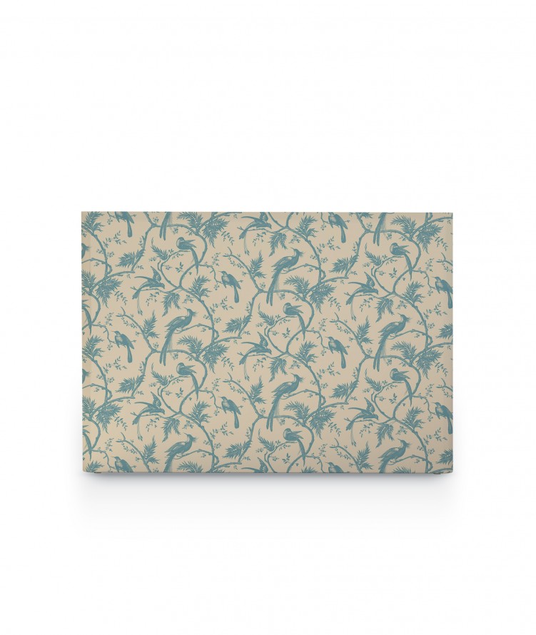 Tête de lit avec housse Bleu 180 cm Tête de lit avec housse Bleu 180 cm