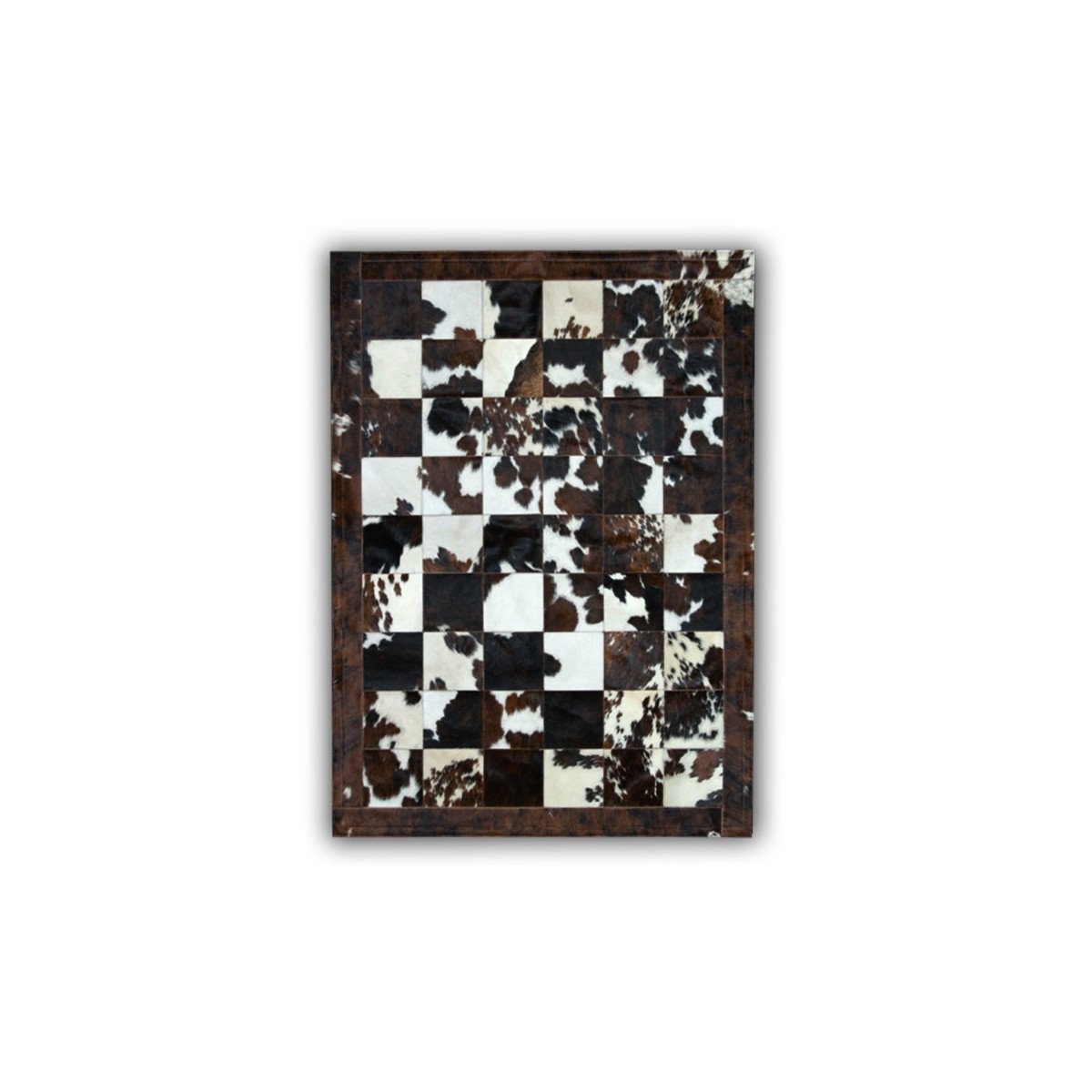 Tapis ethnique patchwork en peau de vache beige 180x240 Tapis ethnique patchwork en peau de vache beige 180x240