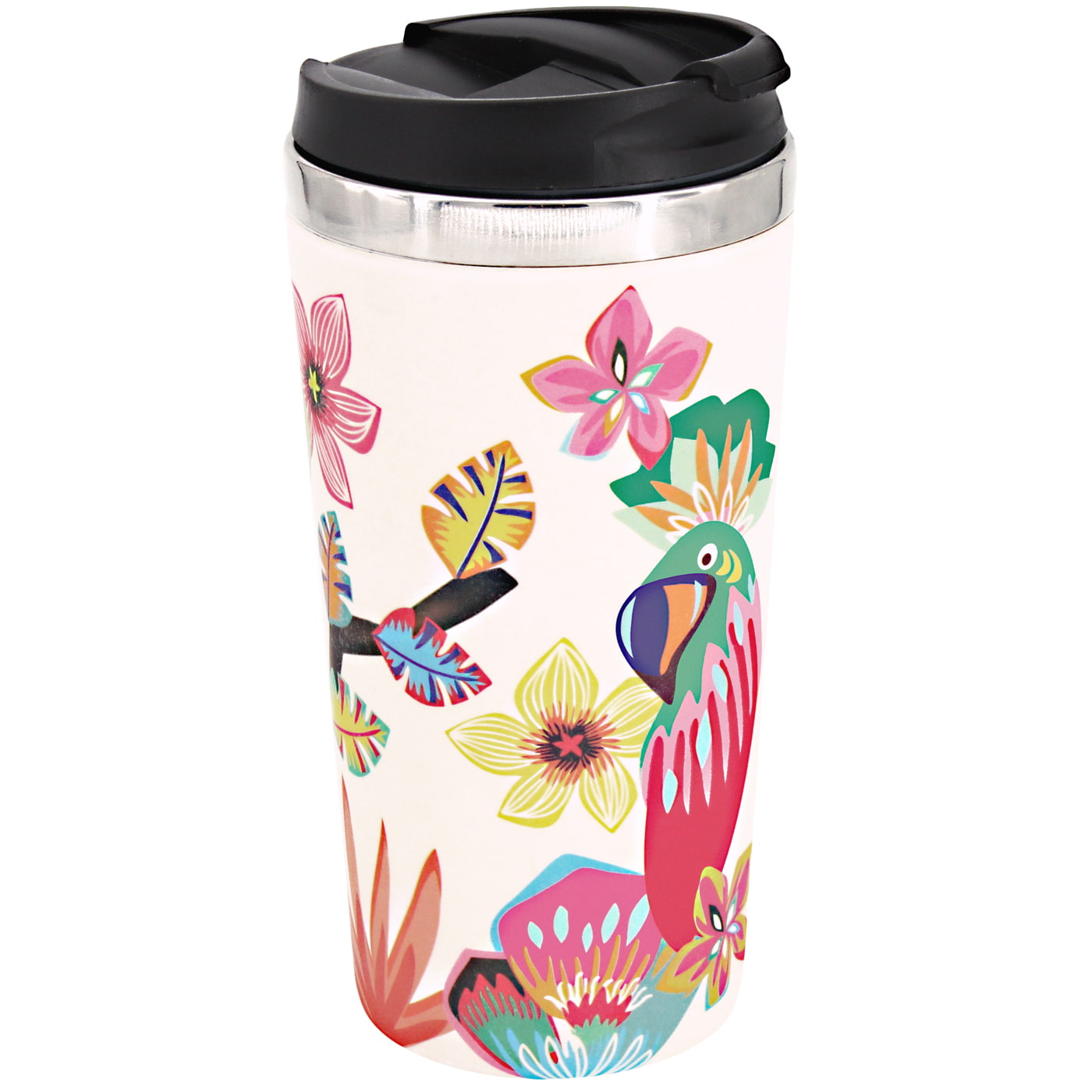 Mug de voyage isotherme avec son extérieur en bambou