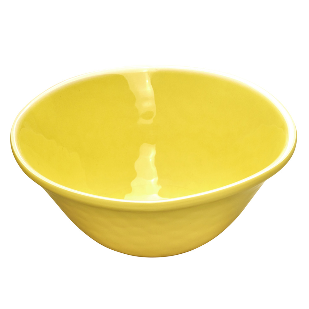 Bol en mélamine jaune Ø 17 cm - Lot de 2 (photo) Bol en mélamine jaune Ø 17 cm - Lot de 2