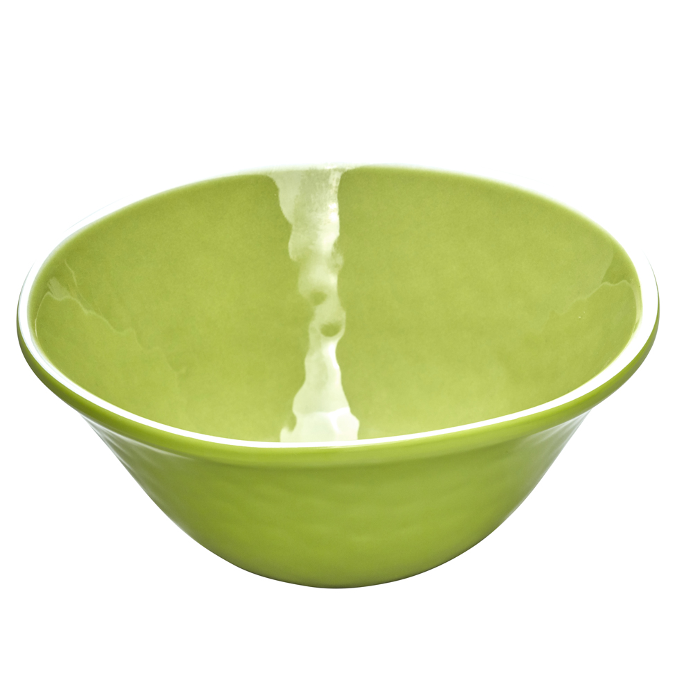 Bol en mélamine vert Ø 17 cm - Lot de 2 (photo) Bol en mélamine vert Ø 17 cm - Lot de 2