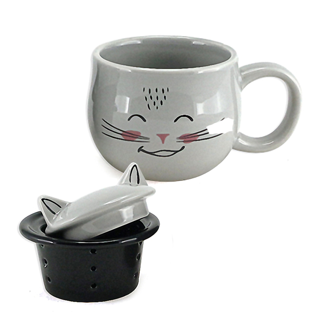 Mug avec infuseur chat