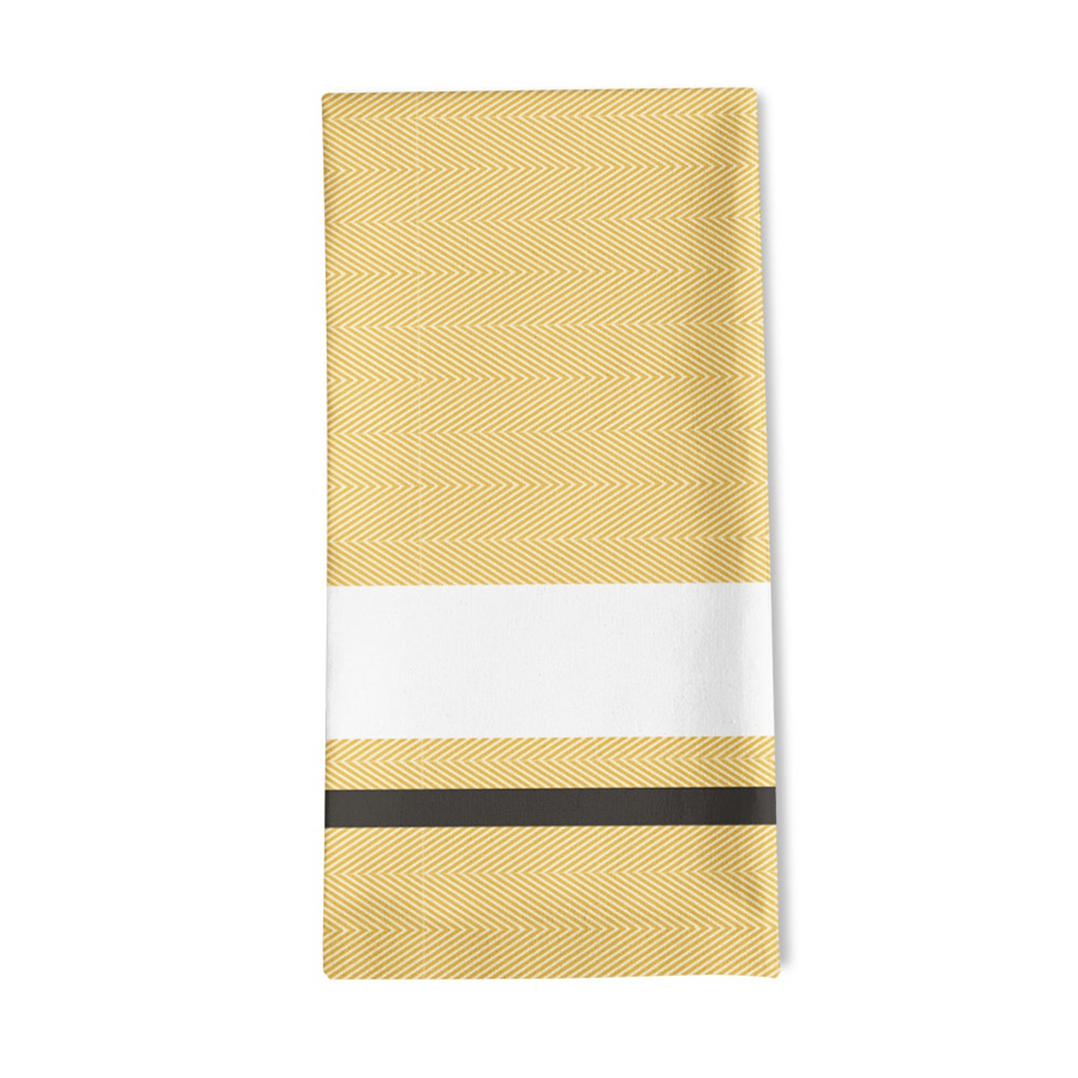 serviette de table coton jaune 50x50 cm