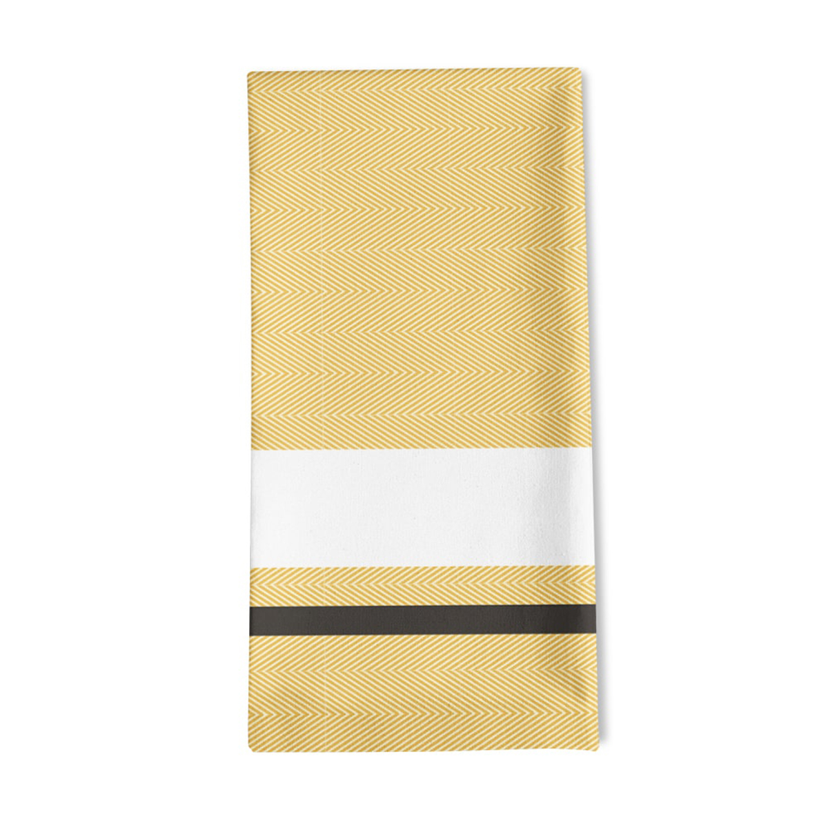 Serviette de table jaune 50x50 Serviette de table jaune 50x50