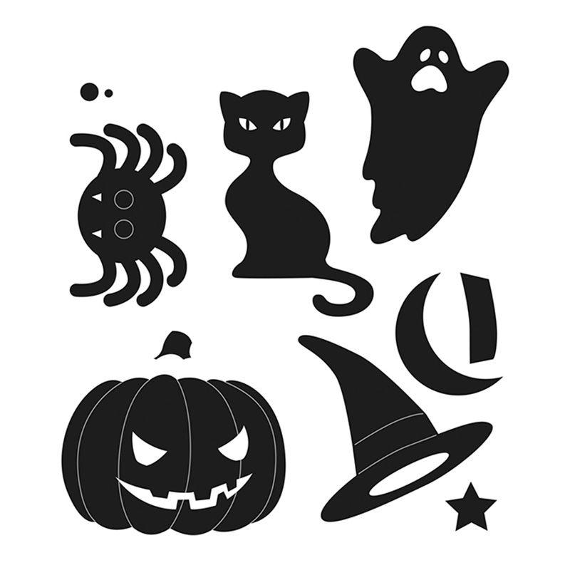 7 matrices de découpe et d'embossage Halloween 7 matrices de découpe et d'embossage Halloween