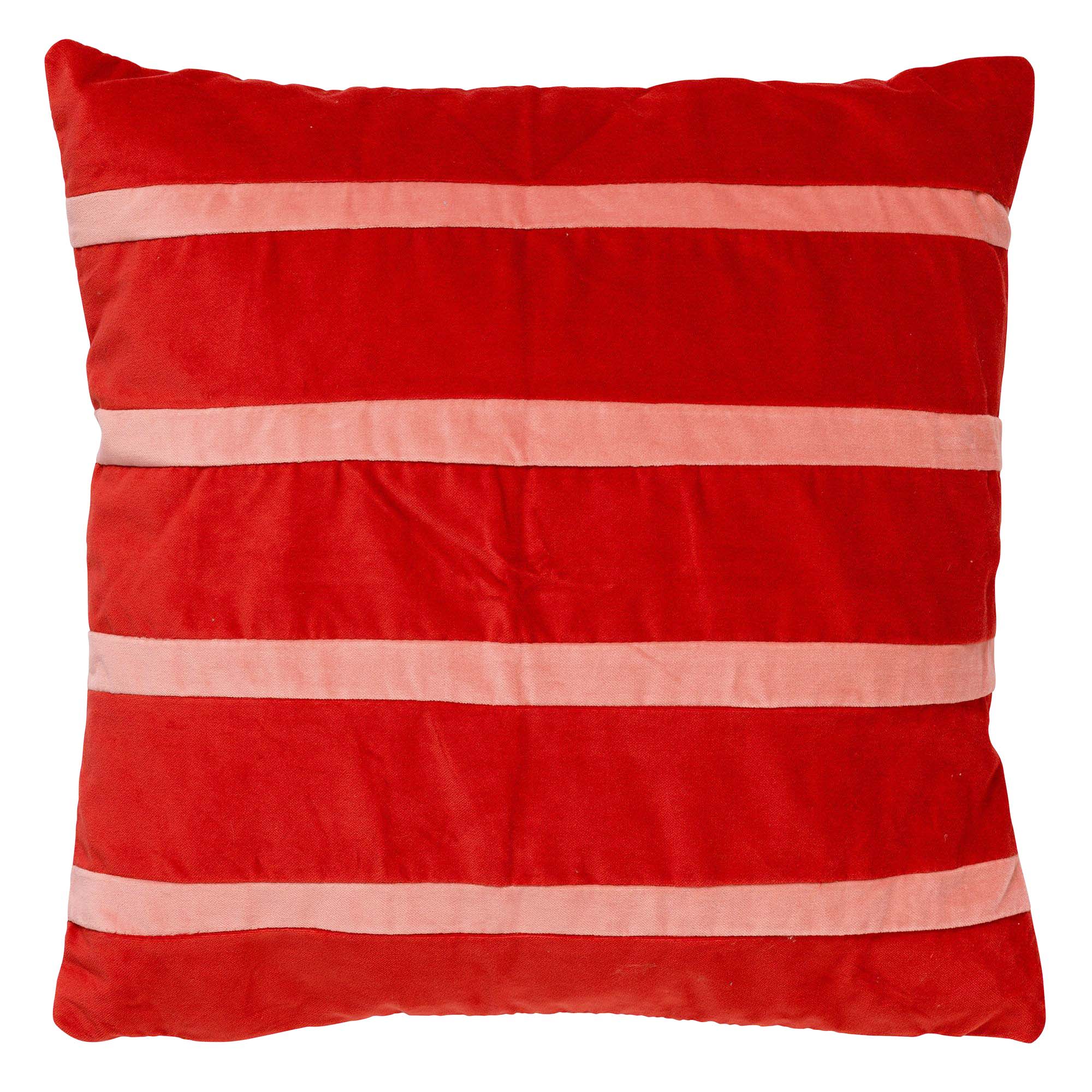 Housse de coussin en velours Rouge vif 45x45 Housse de coussin en velours Rouge vif 45x45