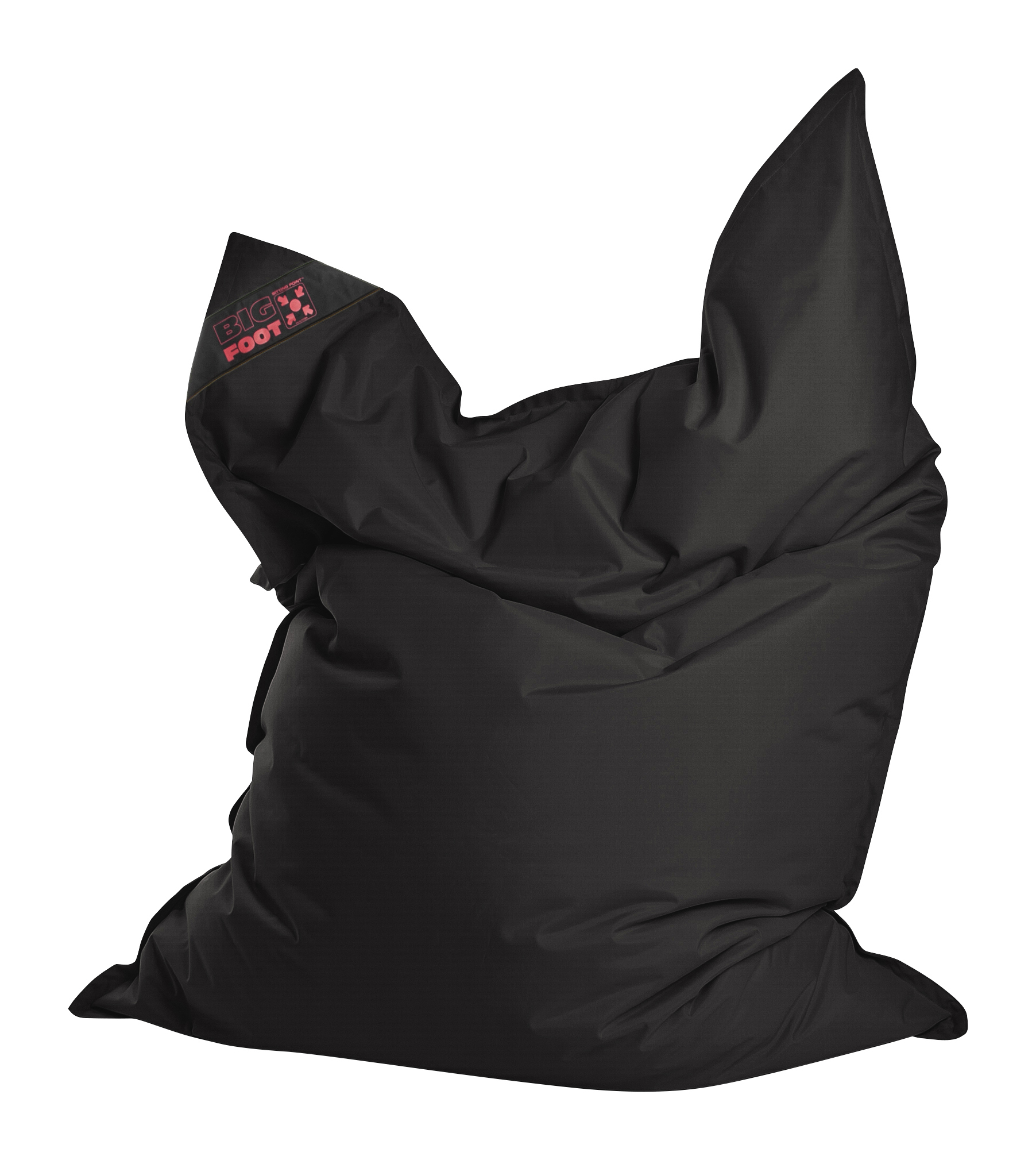Coussin géant en polyester imperméable noir Coussin géant en polyester imperméable noir