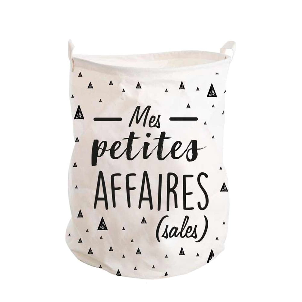 Corbeille à linge mes petites affaires H50cm (photo) Corbeille à linge mes petites affaires H50cm