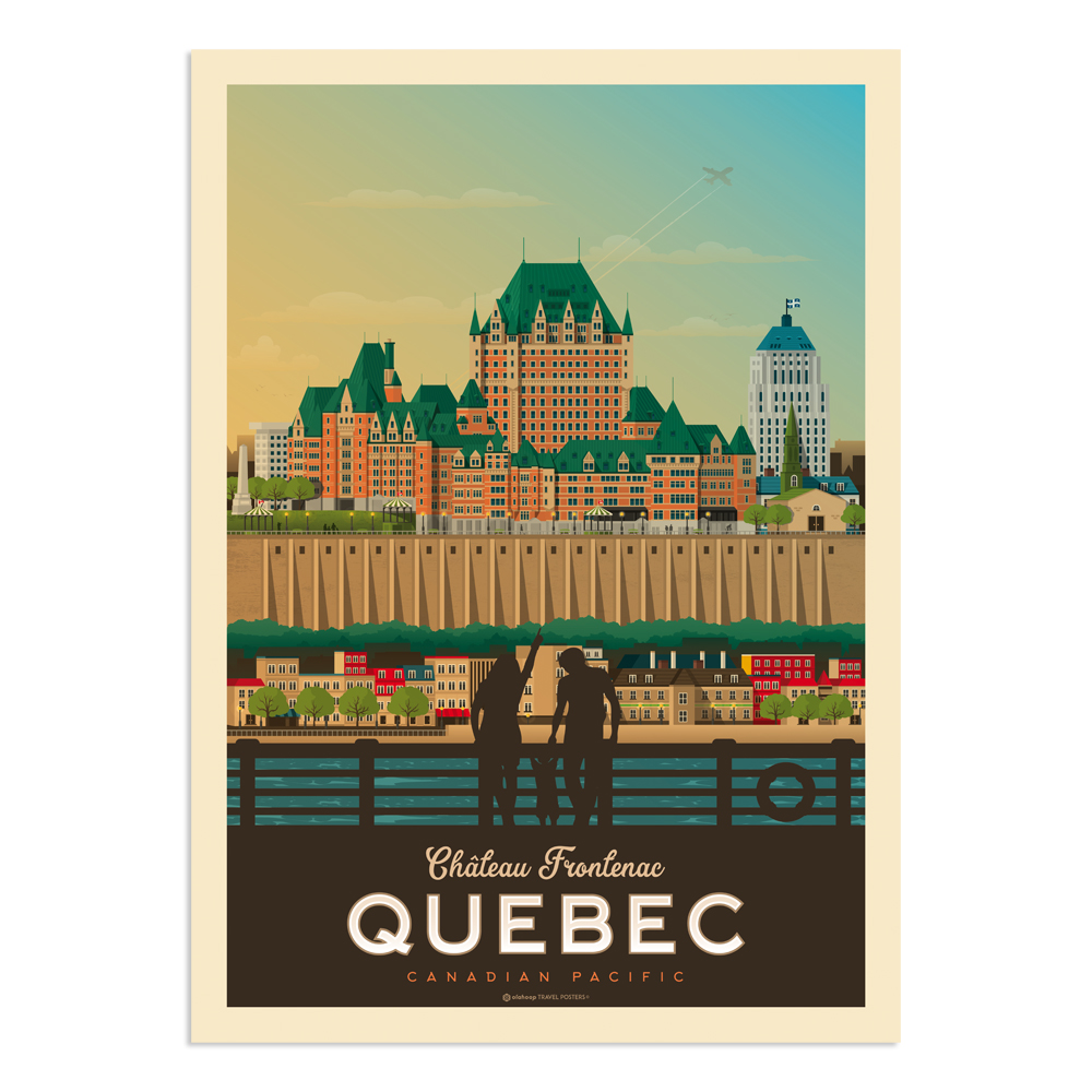 Affiche Québec 50x70 cm Affiche Québec 50x70 cm