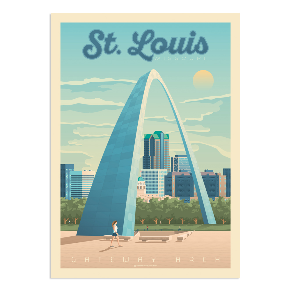 Affiche Saint-Louis 50x70 cm Affiche Saint-Louis 50x70 cm