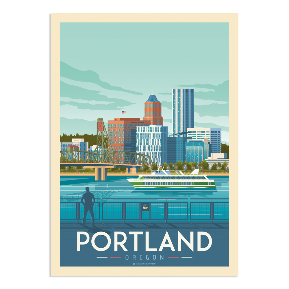 Affiche Portland 30x40 cm Affiche Portland 30x40 cm
