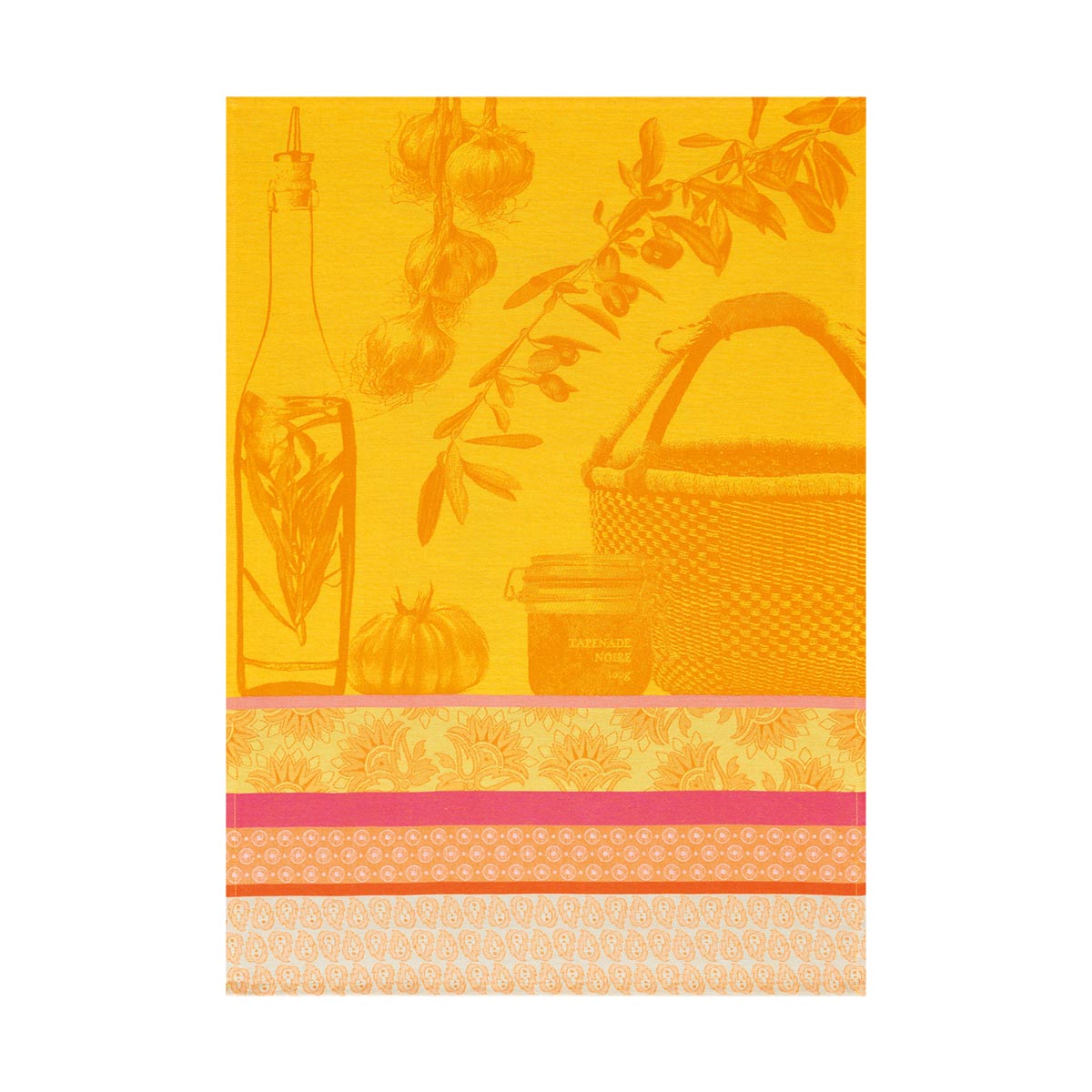 Torchon en coton citron 60 x 80 Torchon en coton citron 60 x 80