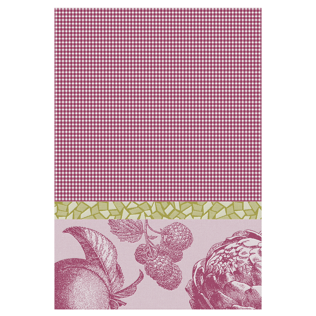 Essuie-mains en coton framboise 54 x 38 Essuie-mains en coton framboise 54 x 38