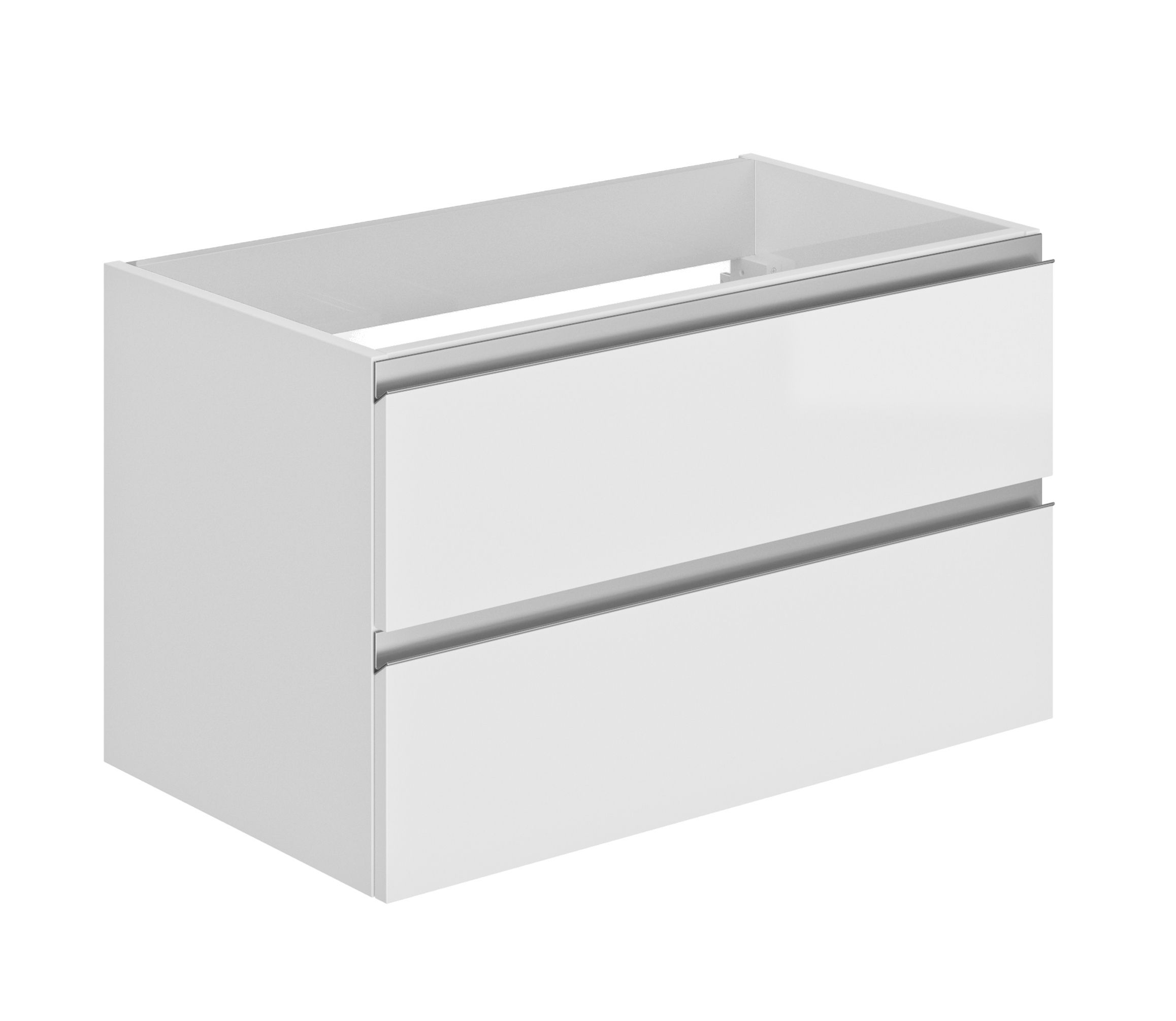 Meuble sous-vasque blanc brillant Meuble sous-vasque blanc brillant