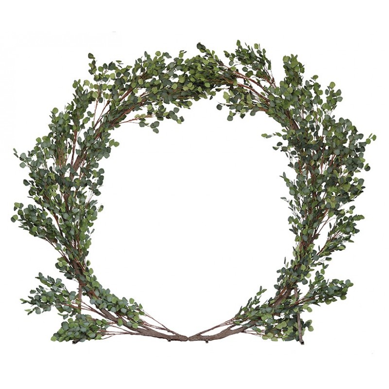 Arche de fleur artificielle eucalyptus 230cm