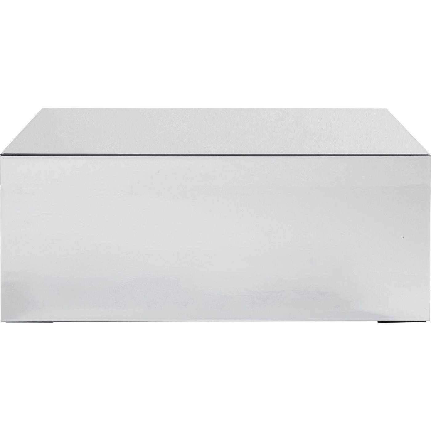 Table basse en verre miroir