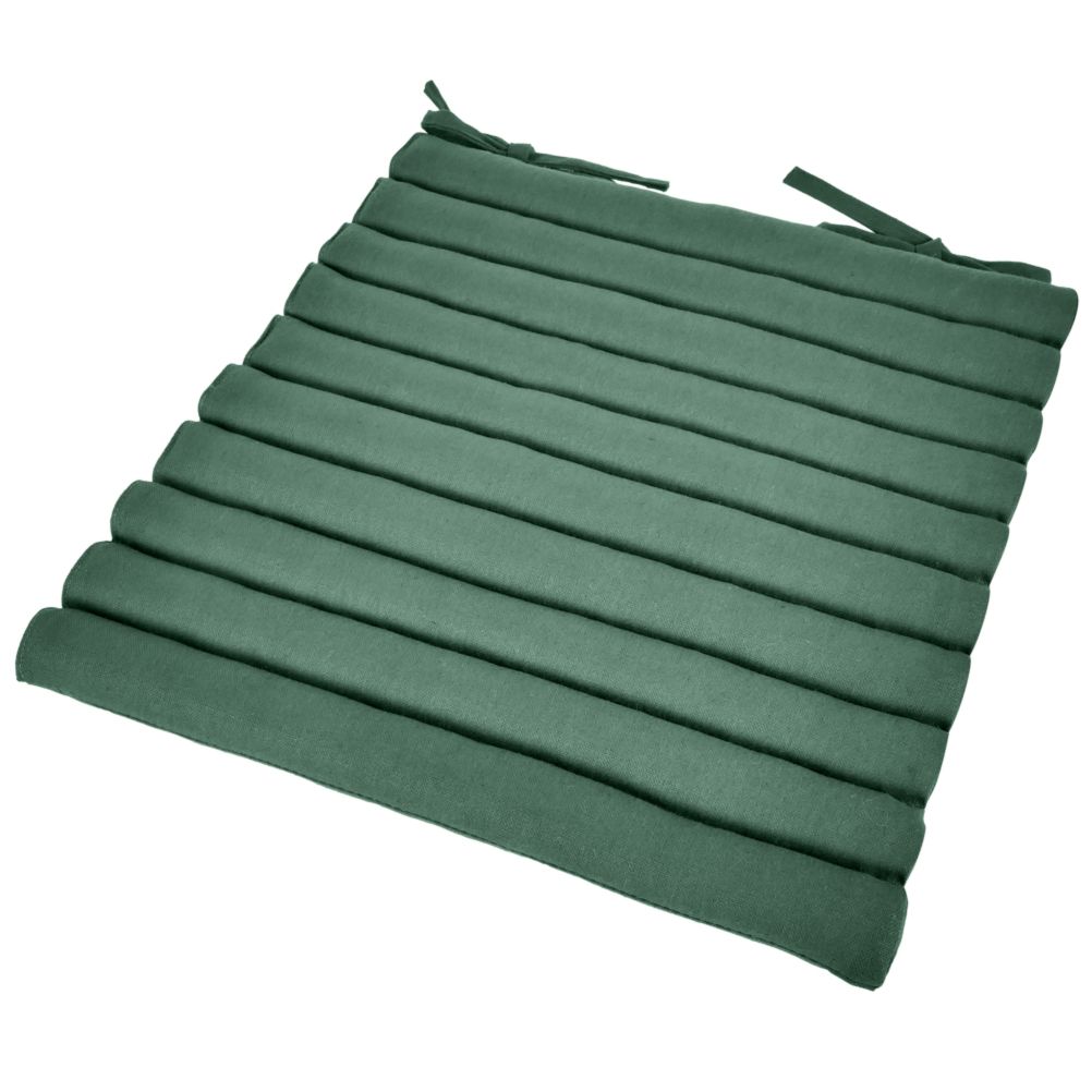 Coussin de chaise ergonomique vert cèdre 42x42 (photo) Coussin de chaise ergonomique vert cèdre 42x42