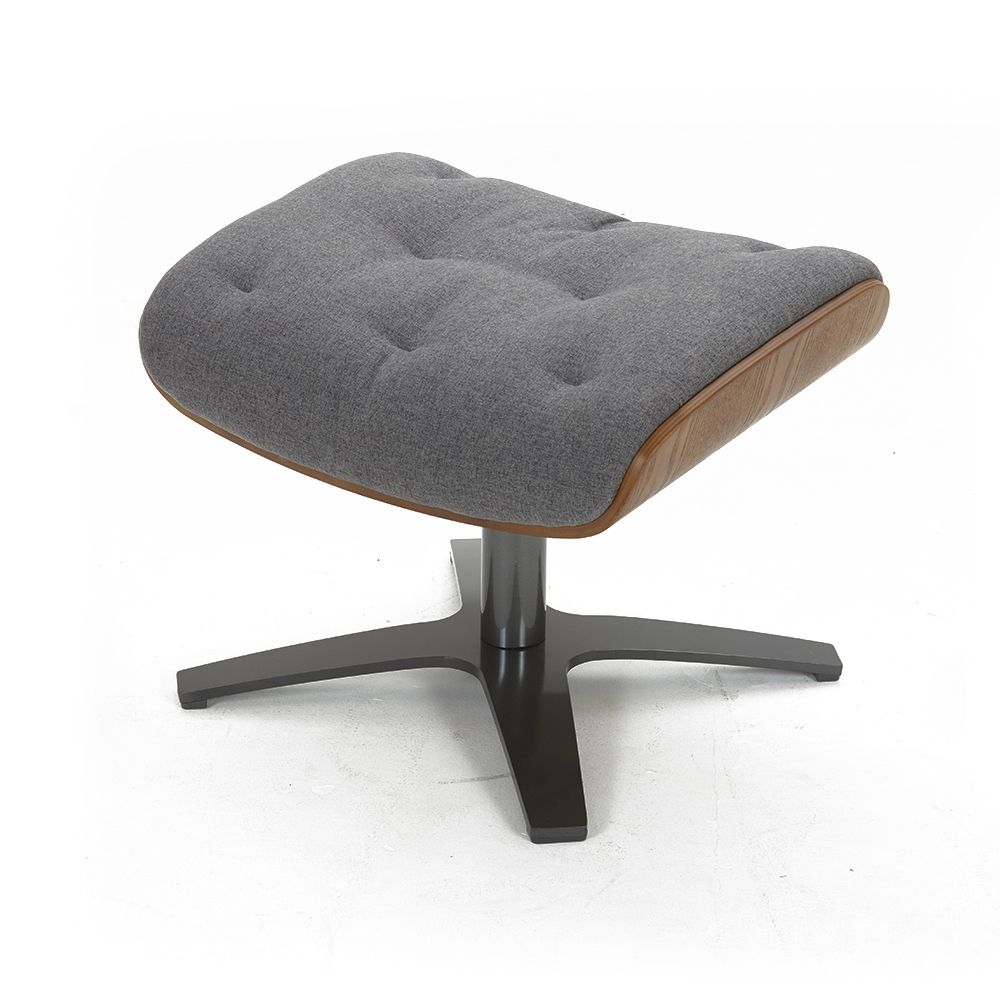 Pouf en tissu graphite en chêne naturel (photo) Pouf en tissu graphite en chêne naturel