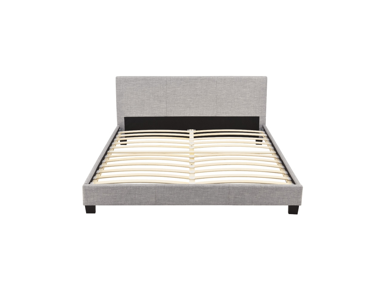 Cadre de lit en tissu gris clair 160x200 (photo) Cadre de lit en tissu gris clair 160x200