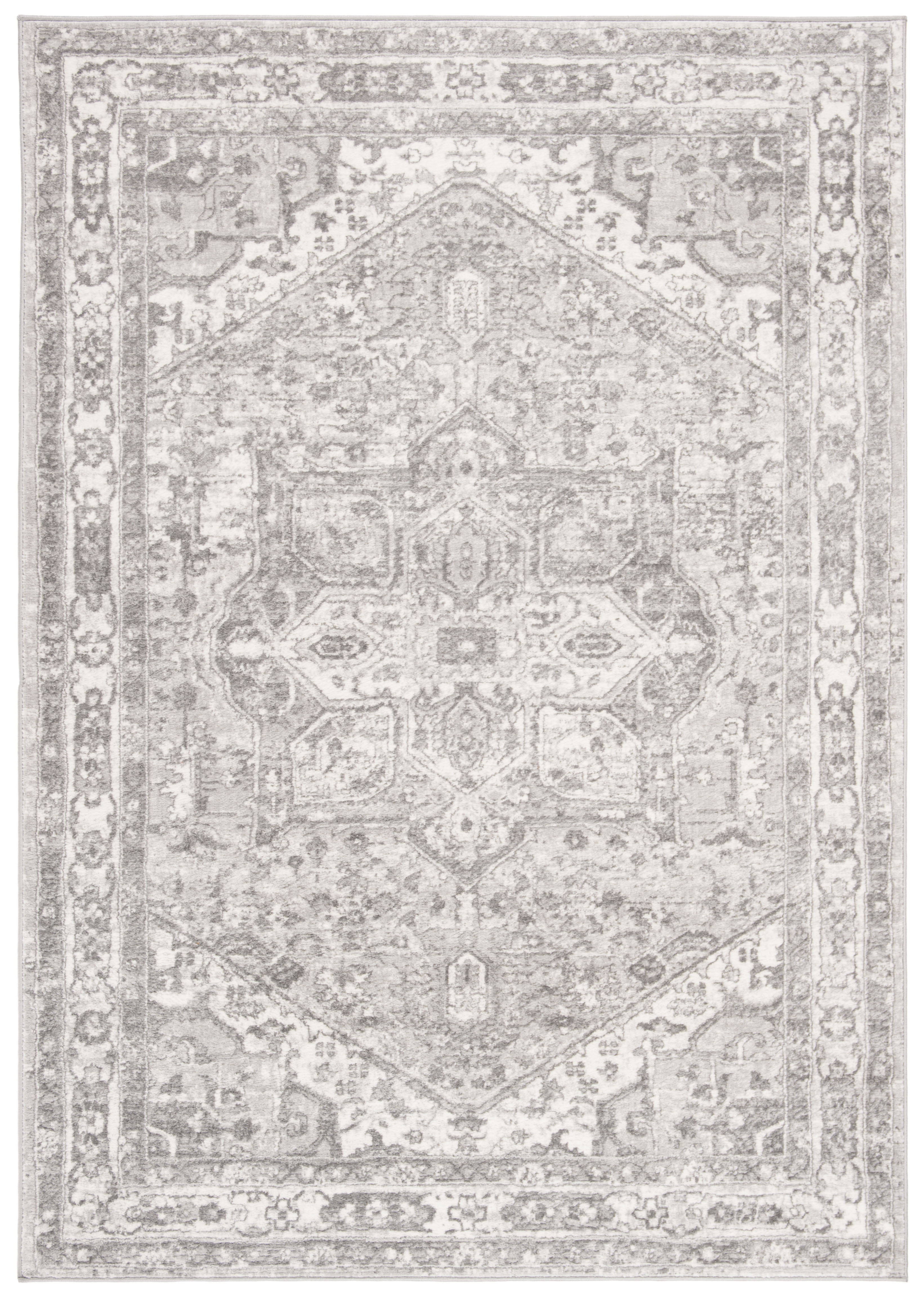 Tapis de salon classique crème et gris 160x230 Tapis de salon classique crème et gris 160x230
