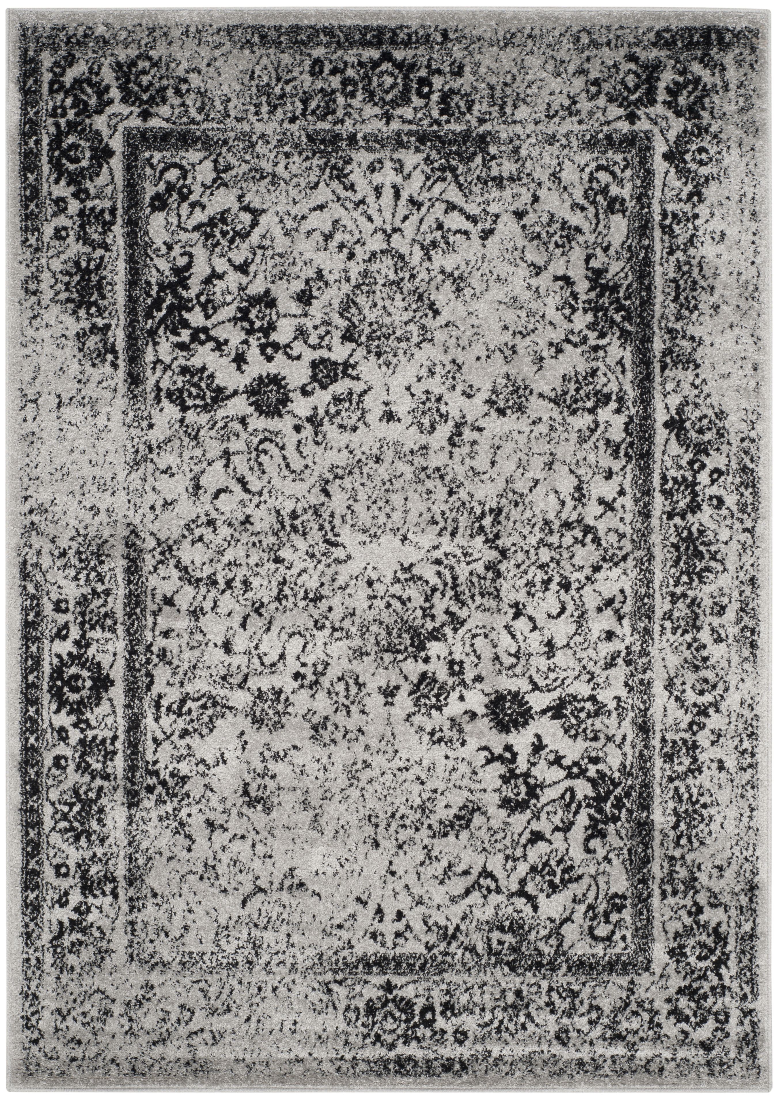 Tapis de salon contemporain gris et noir 160x230 Tapis de salon contemporain gris et noir 160x230