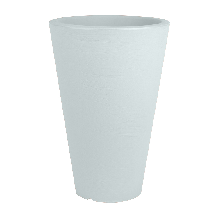 Pot à fleur en résine recyclable bleu provence D40cm Pot à fleur en résine recyclable bleu provence D40cm