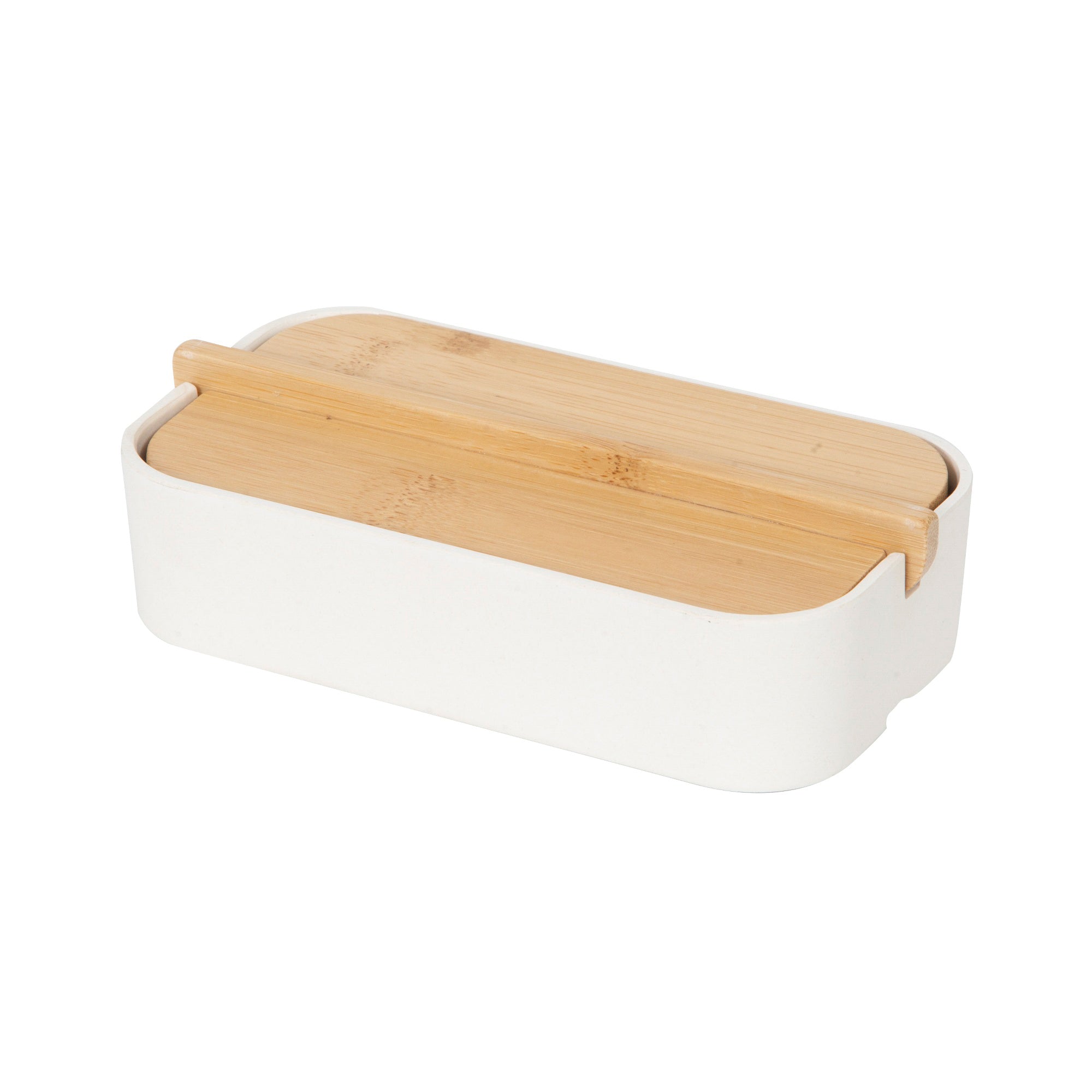 Boîte de rangement en bambou 15,4x8,3cm (photo) Boîte de rangement en bambou 15,4x8,3cm