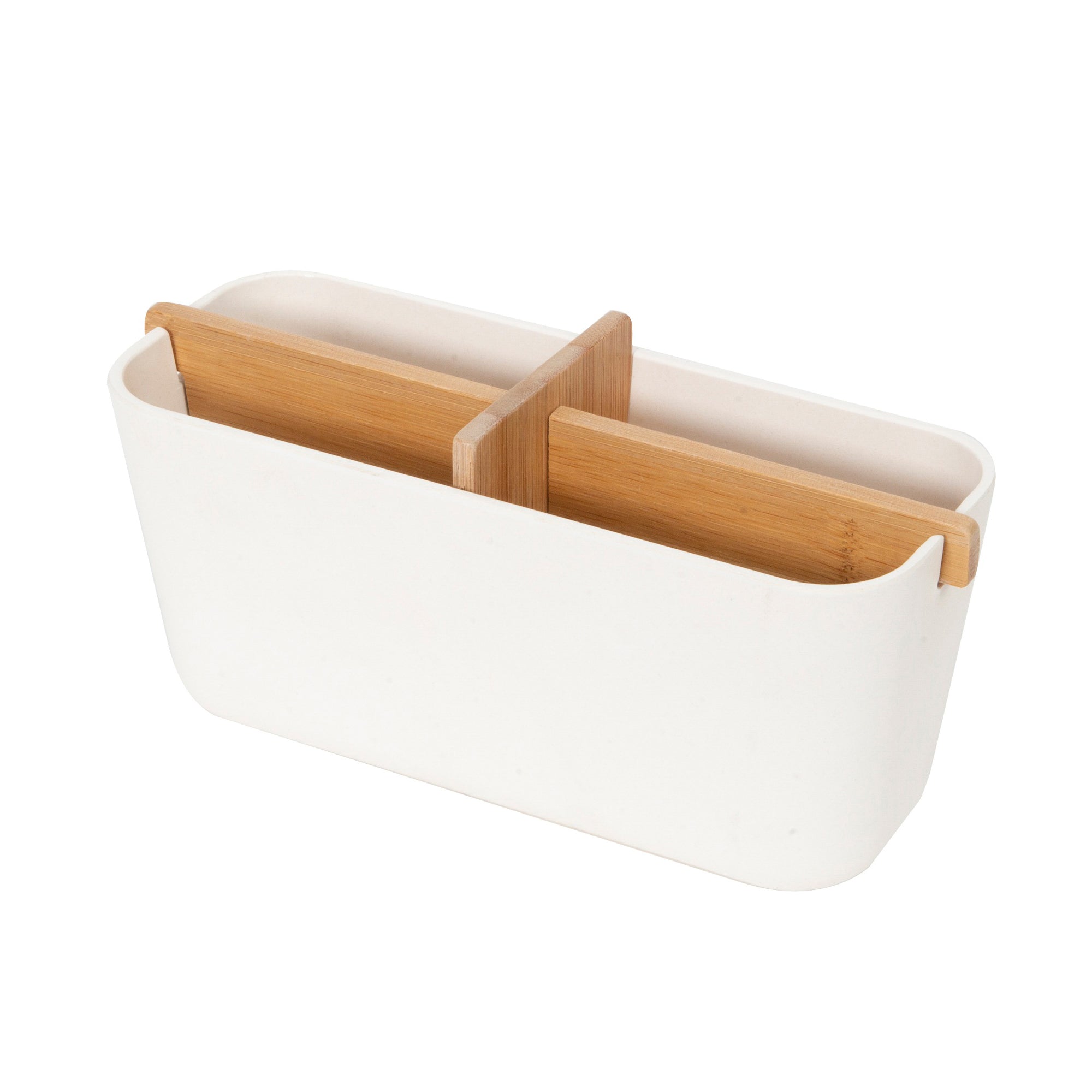 Boîte de rangement en bambou 21x8cm (photo) Boîte de rangement en bambou 21x8cm