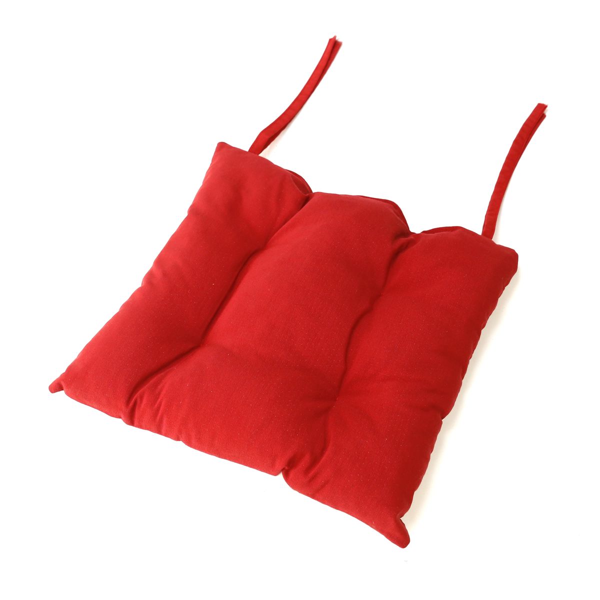 Galette de chaise style montagne Liso rouge