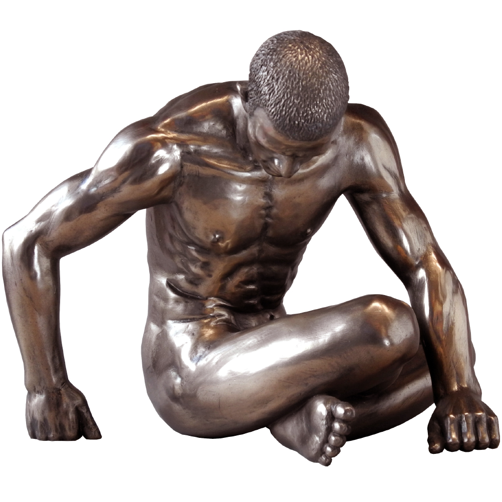 Statuette en résine homme nu H16cm Statuette en résine homme nu H16cm