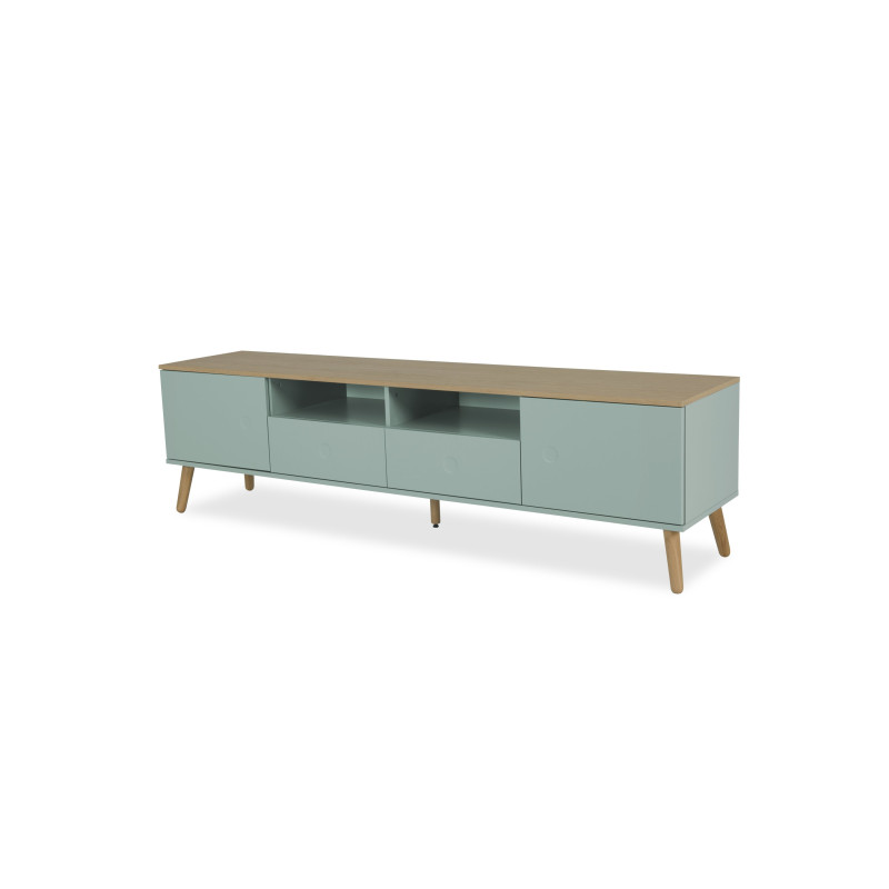 Meuble TV scandinave 192cm azur
