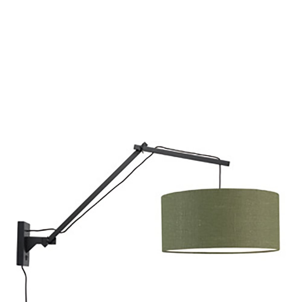 Applique bambou noir/lin L95cm Applique bambou noir/lin L95cm