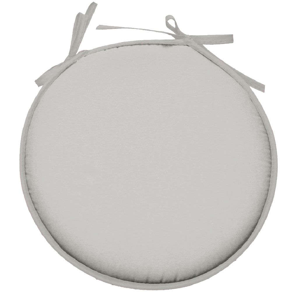 Galette de chaise polyester mastic D40cm Galette de chaise polyester mastic D40cm