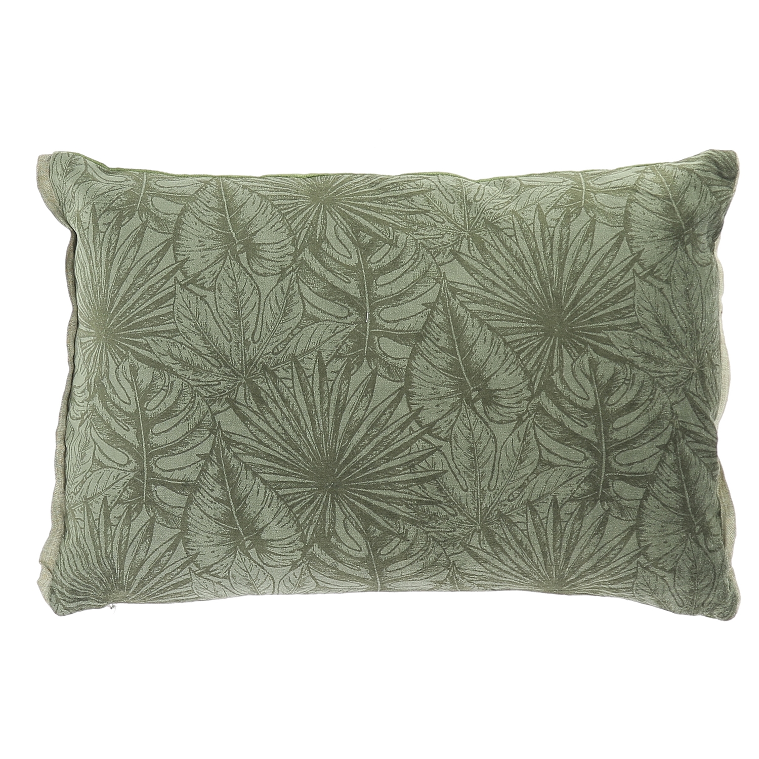 Coussin en velours de coton imprimé 35x50 cm olive Coussin en velours de coton imprimé 35x50 cm olive