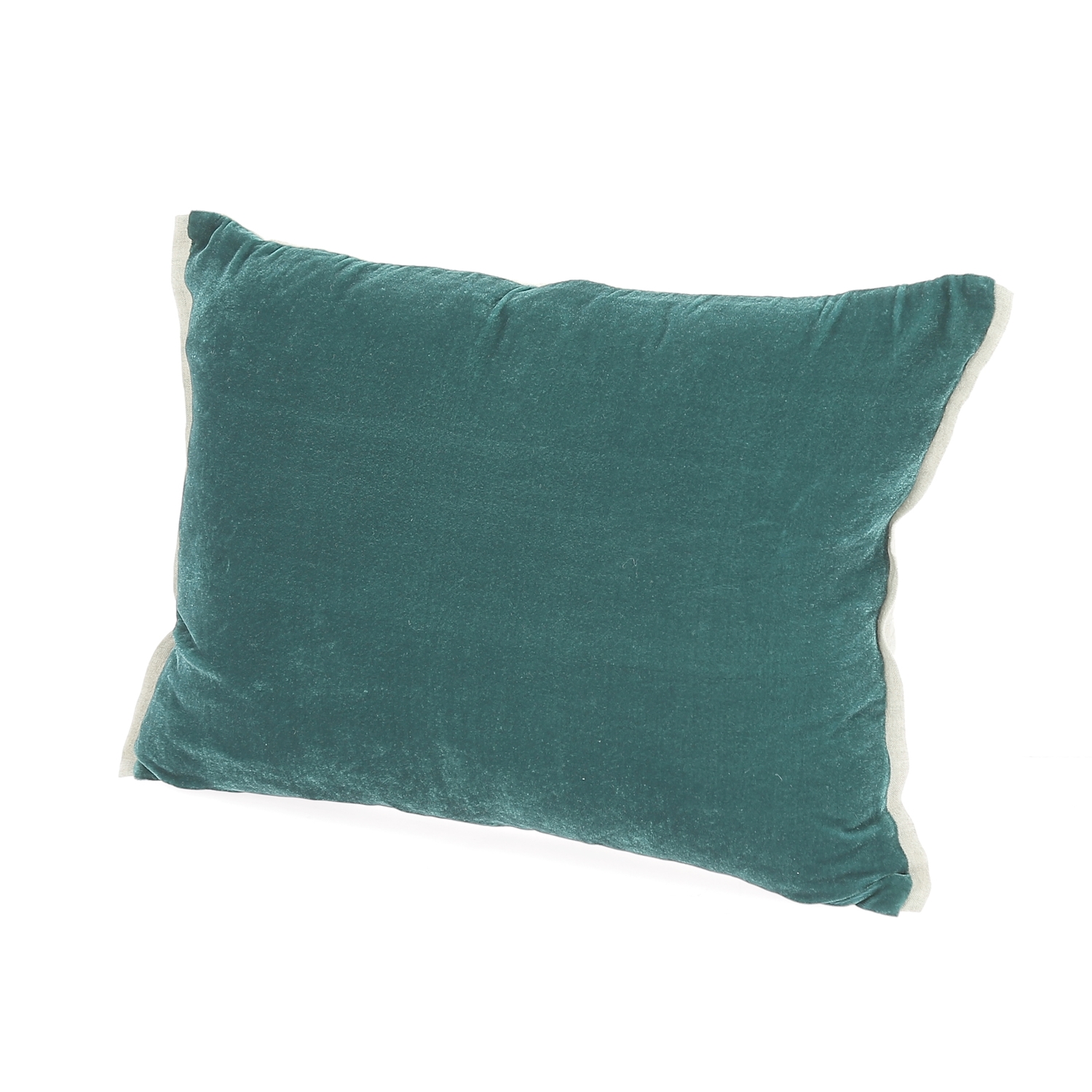 Coussin 35x50 cm en velours de soie canard Coussin 35x50 cm en velours de soie canard